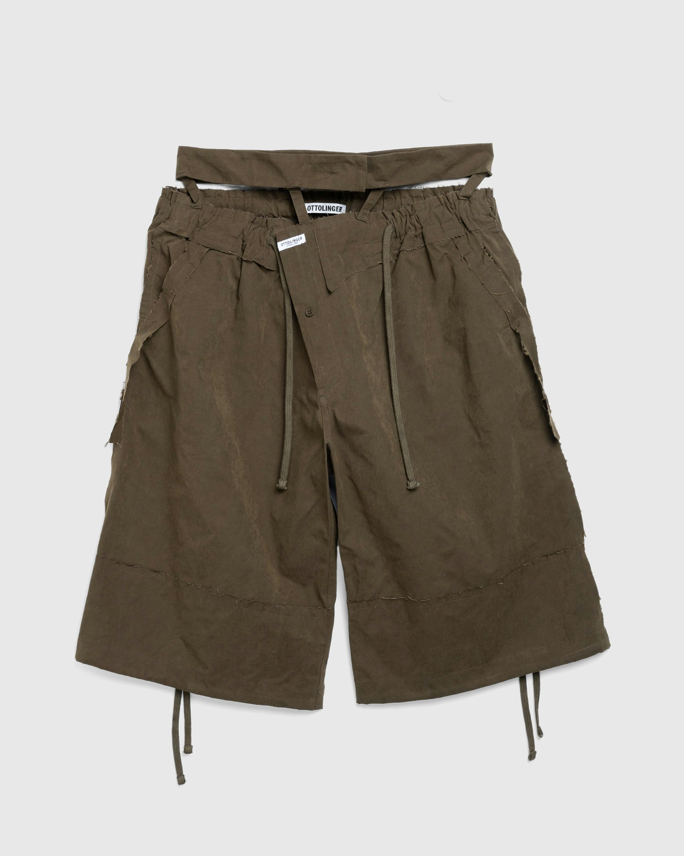 Ottolinger – Baggy Cargo Shorts - Cargo Shorts - Green - Image 1