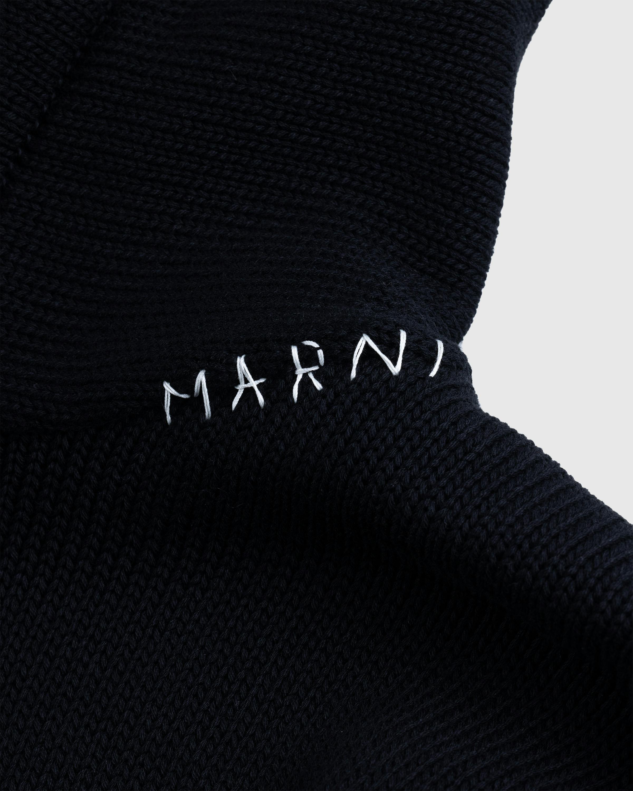 Marni – Roundneck Sweater - Crewnecks - Black - Image 3