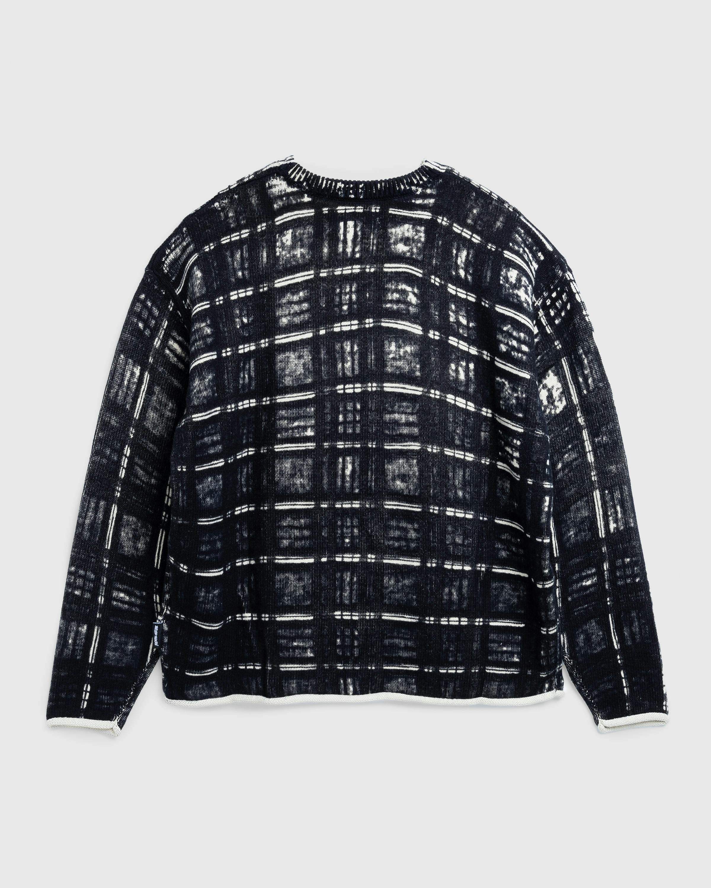 Fucking Awesome – Printed Plaid Sweater - Crewnecks - Black - Image 2