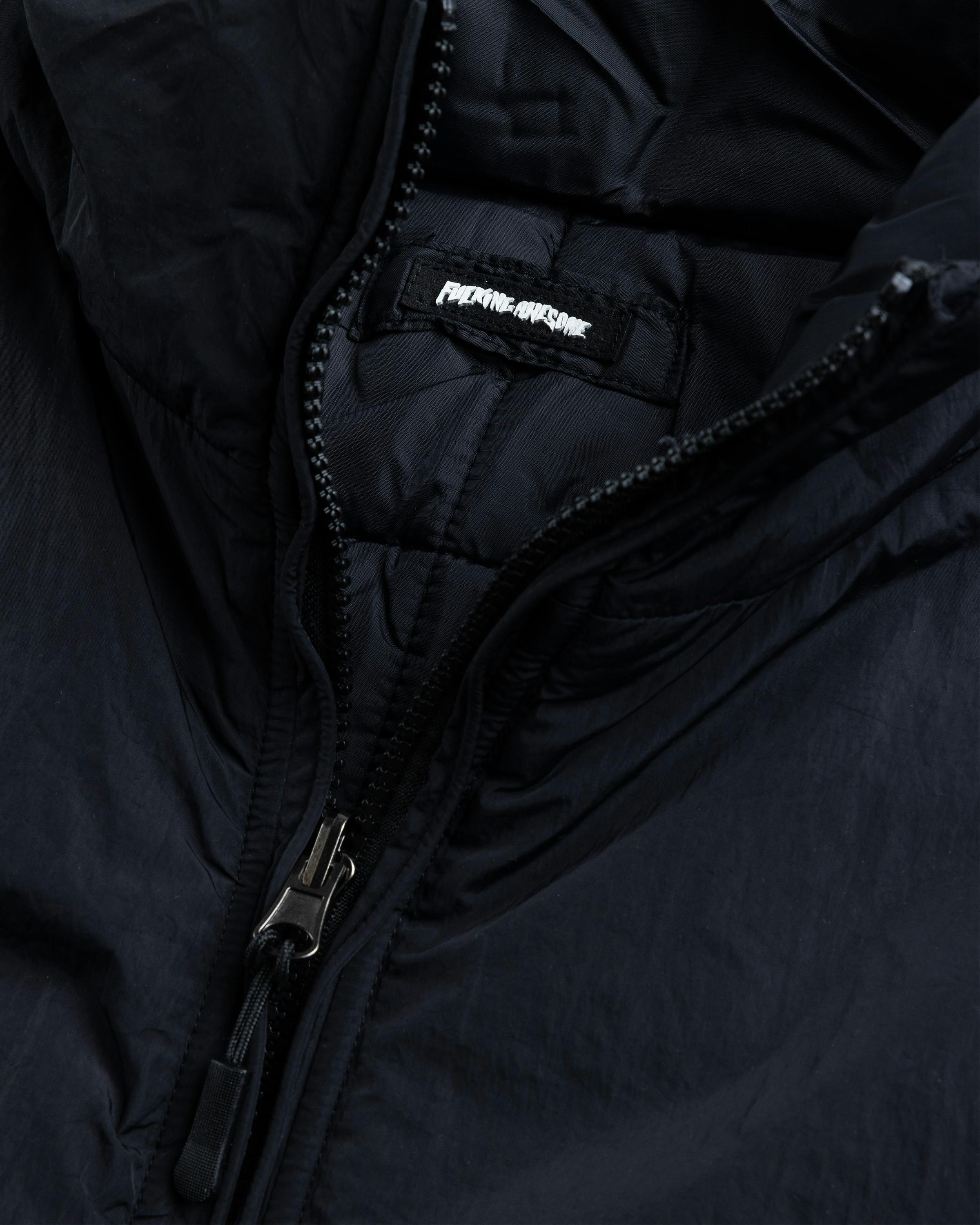 Fucking Awesome – Reverse Puffer Jacket - Down Jackets - Black - Image 3