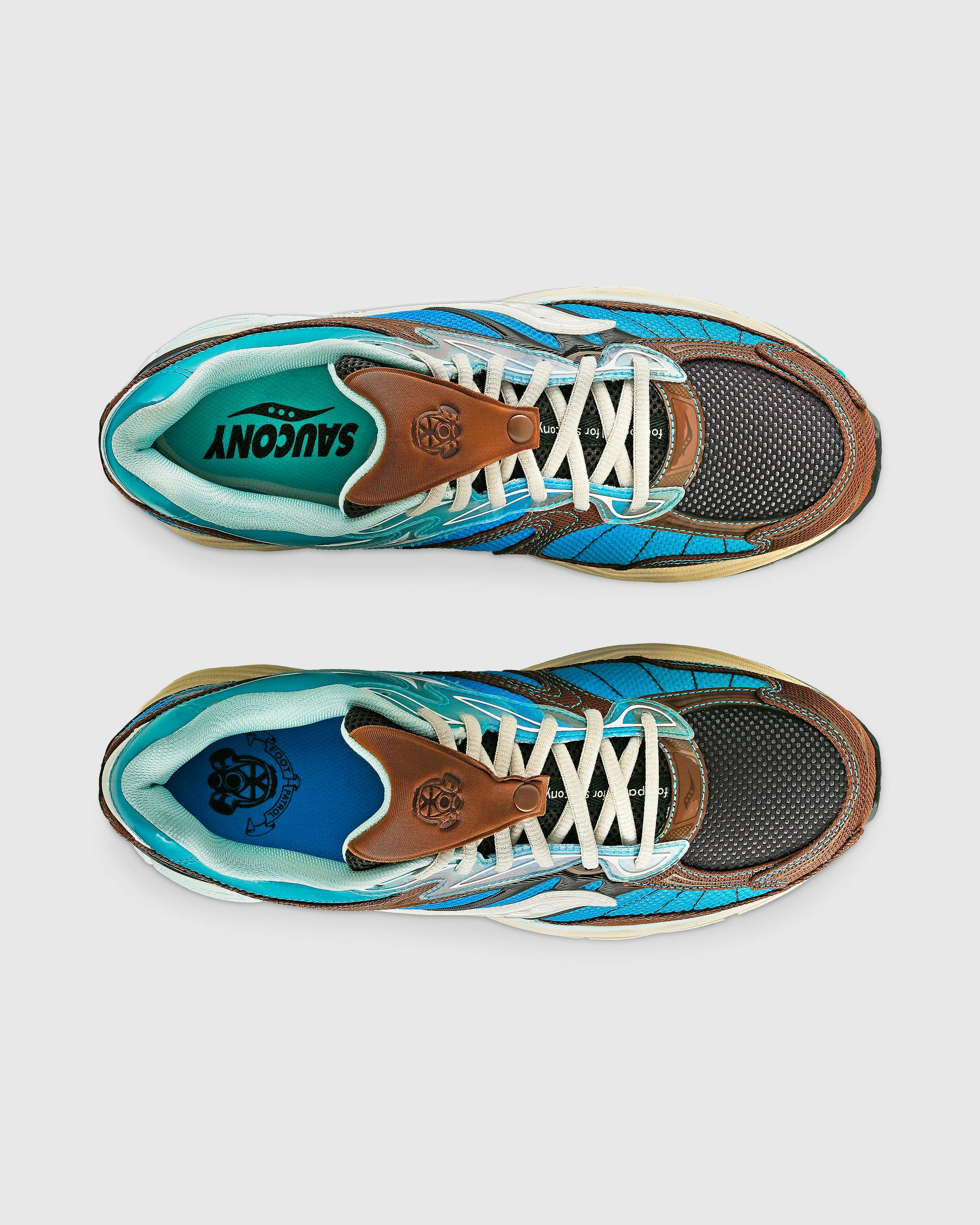 Saucony x Footpatrol – ProGrid Omni 9 - Low Top Sneakers - Multi - Image 4