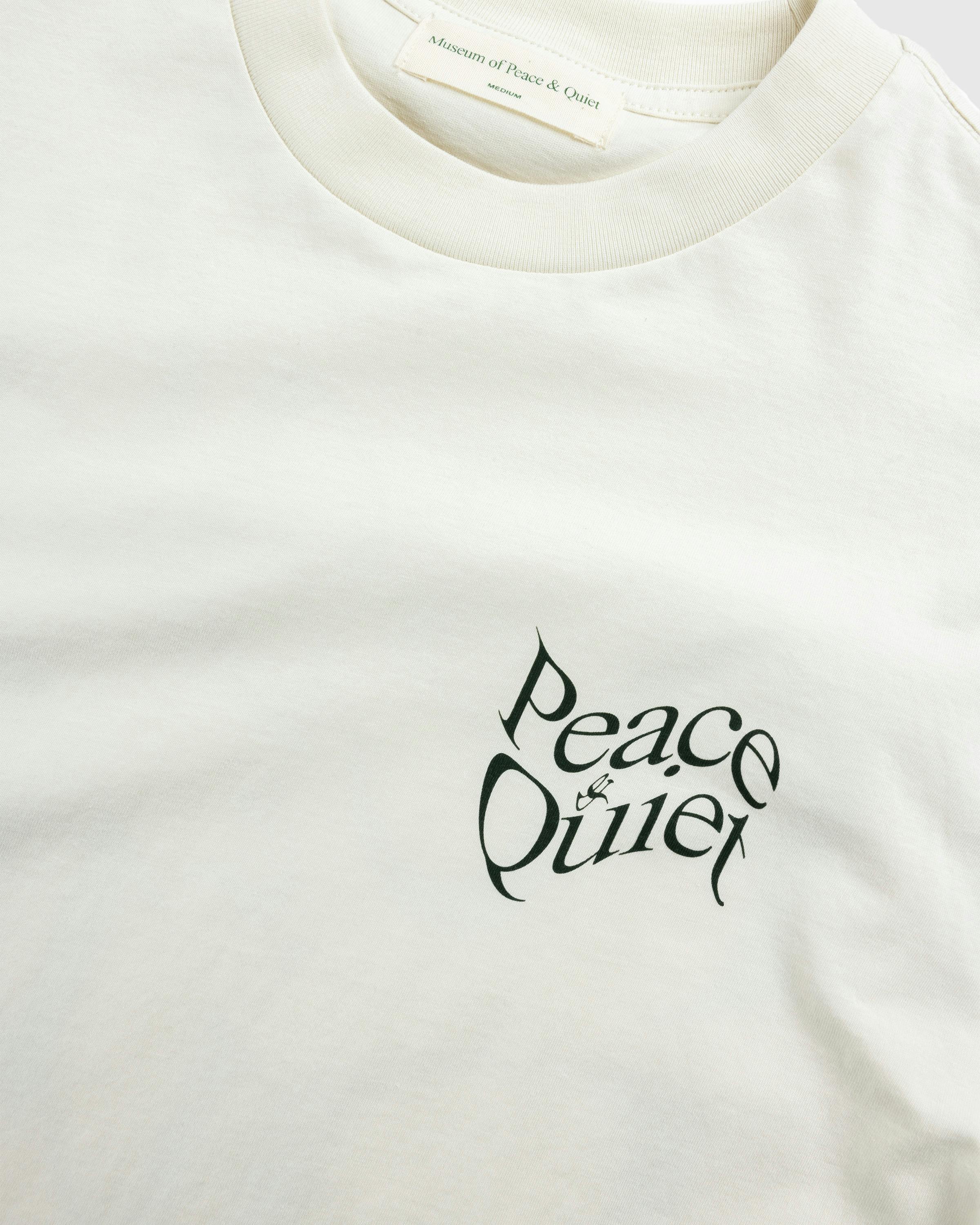 Museum of Peace & Quiet – Wordmark T-Shirt - Tees - Green - Image 2