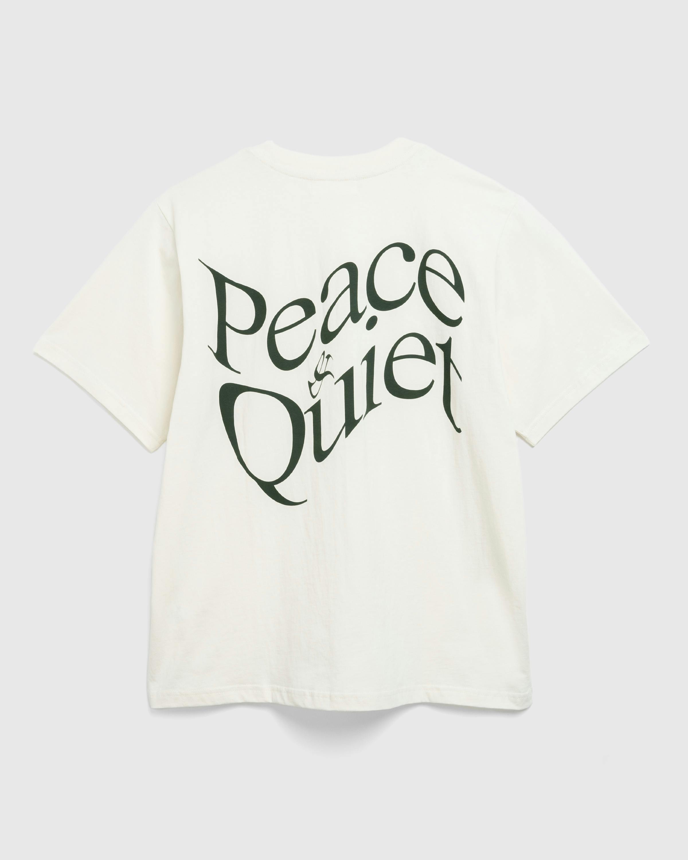 Museum of Peace & Quiet – Wordmark T-Shirt - Tees - Green - Image 1