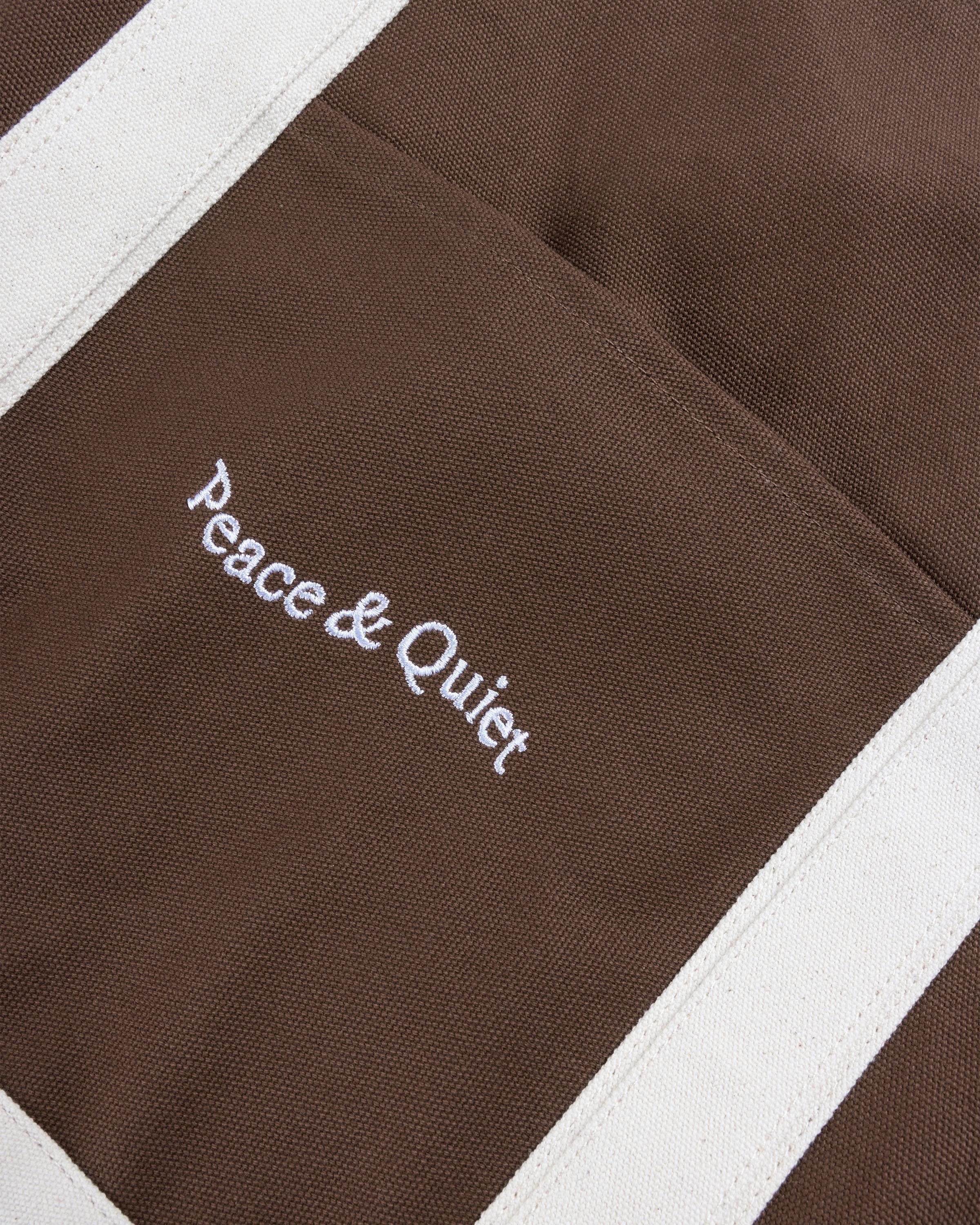 Museum of Peace & Quiet – Wordmark Boat Tote - Tote Bags - Brown - Image 5