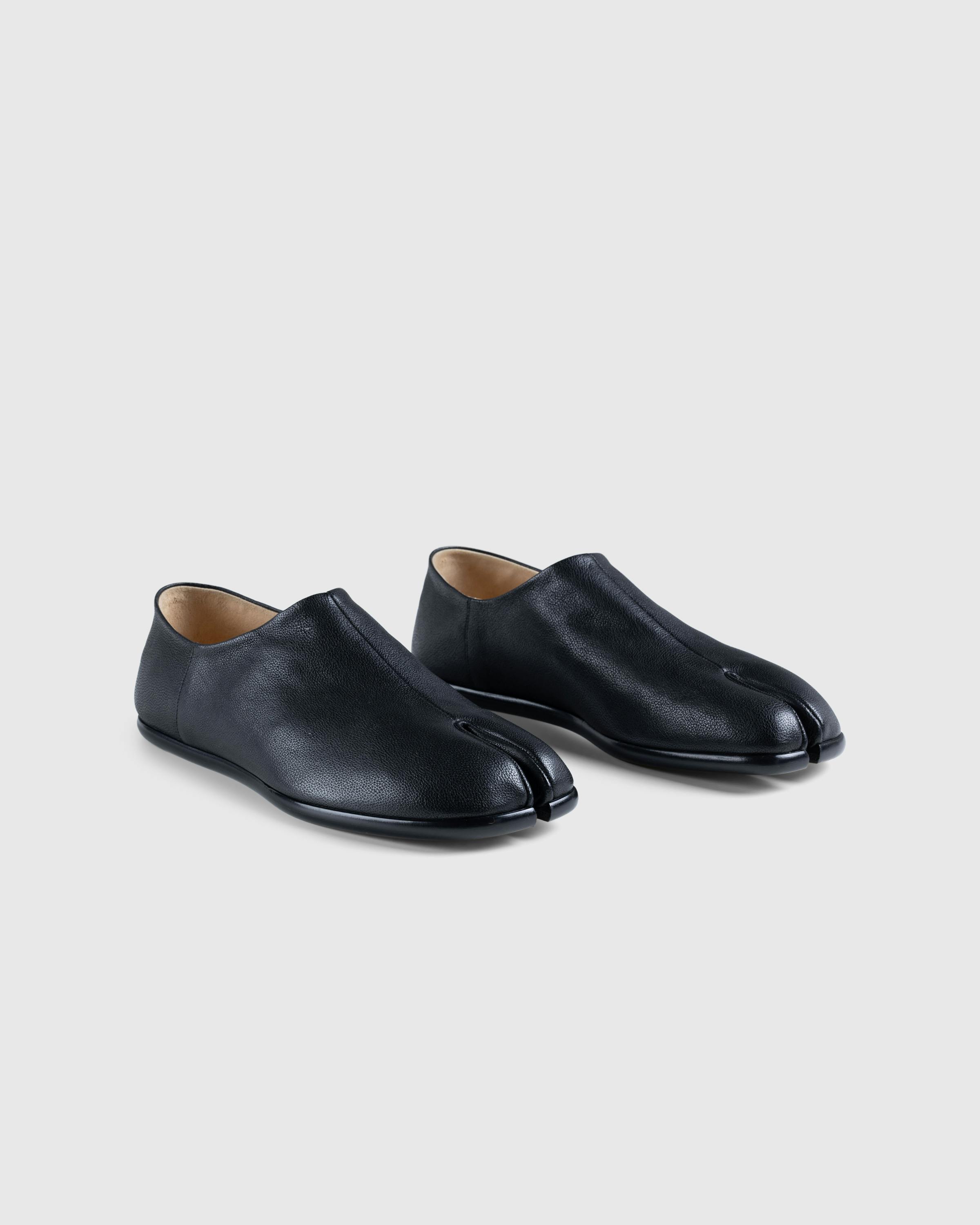 Maison Margiela – Tabi Slip On - Boat Shoes and Moccasins - Black - Image 3