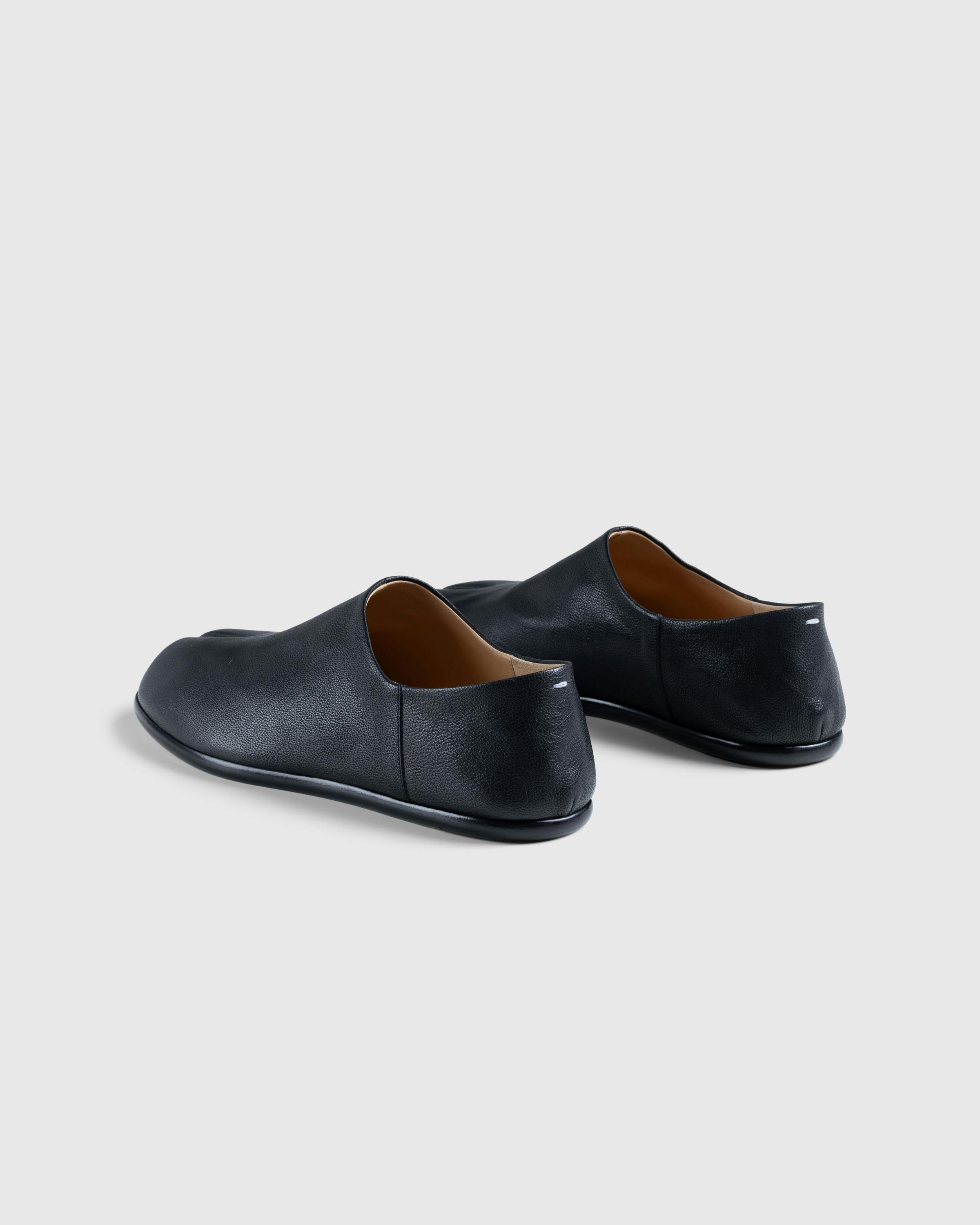 Maison Margiela – Tabi Slip On - Boat Shoes and Moccasins - Black - Image 4