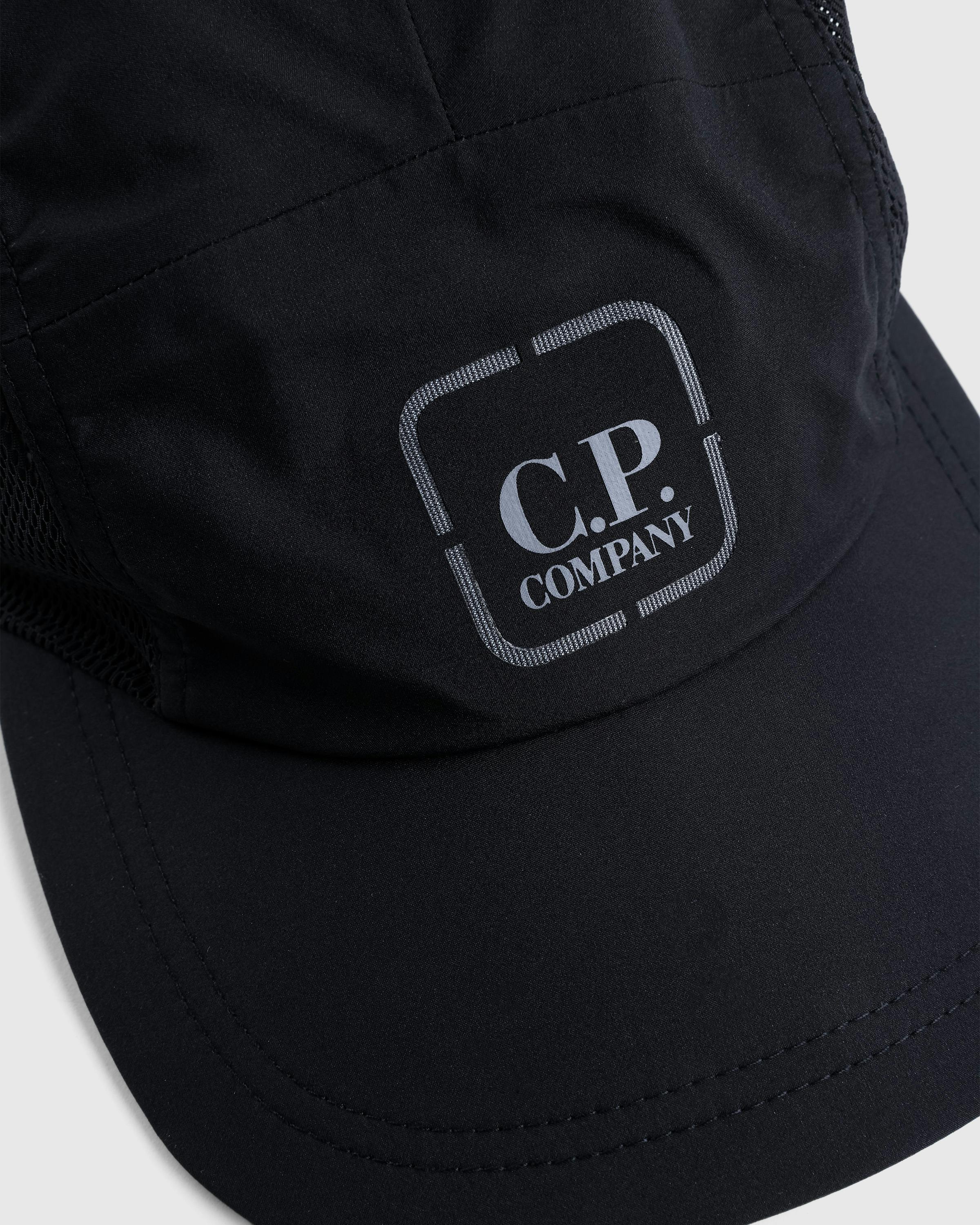 C.P. Company – Metropolis Series Gore‑Tex Infinium™ Logo Cap - Caps - Black - Image 2