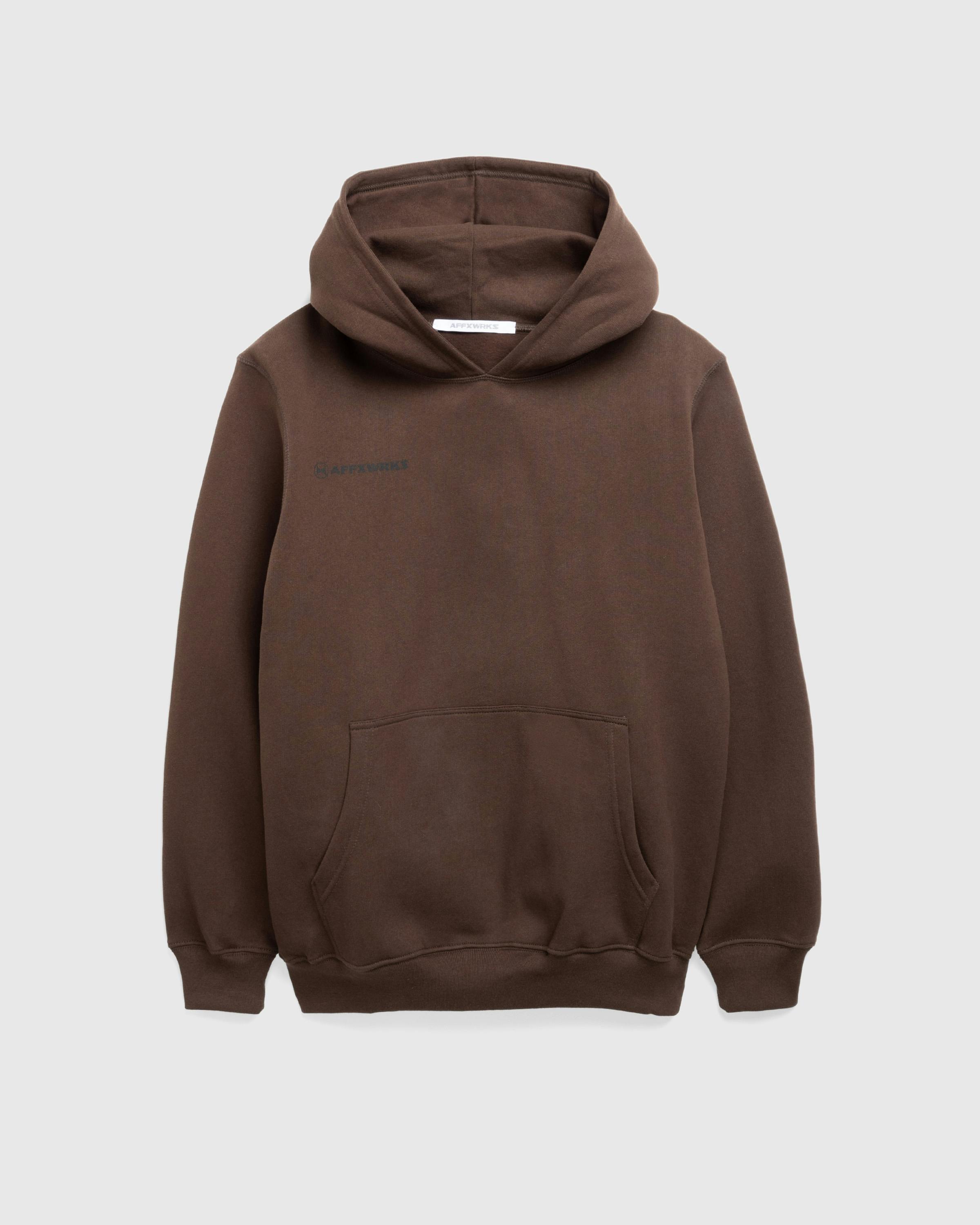 AFFXWRKS – AFFXWRKS Hoodie - Hoodies - Brown - Image 1