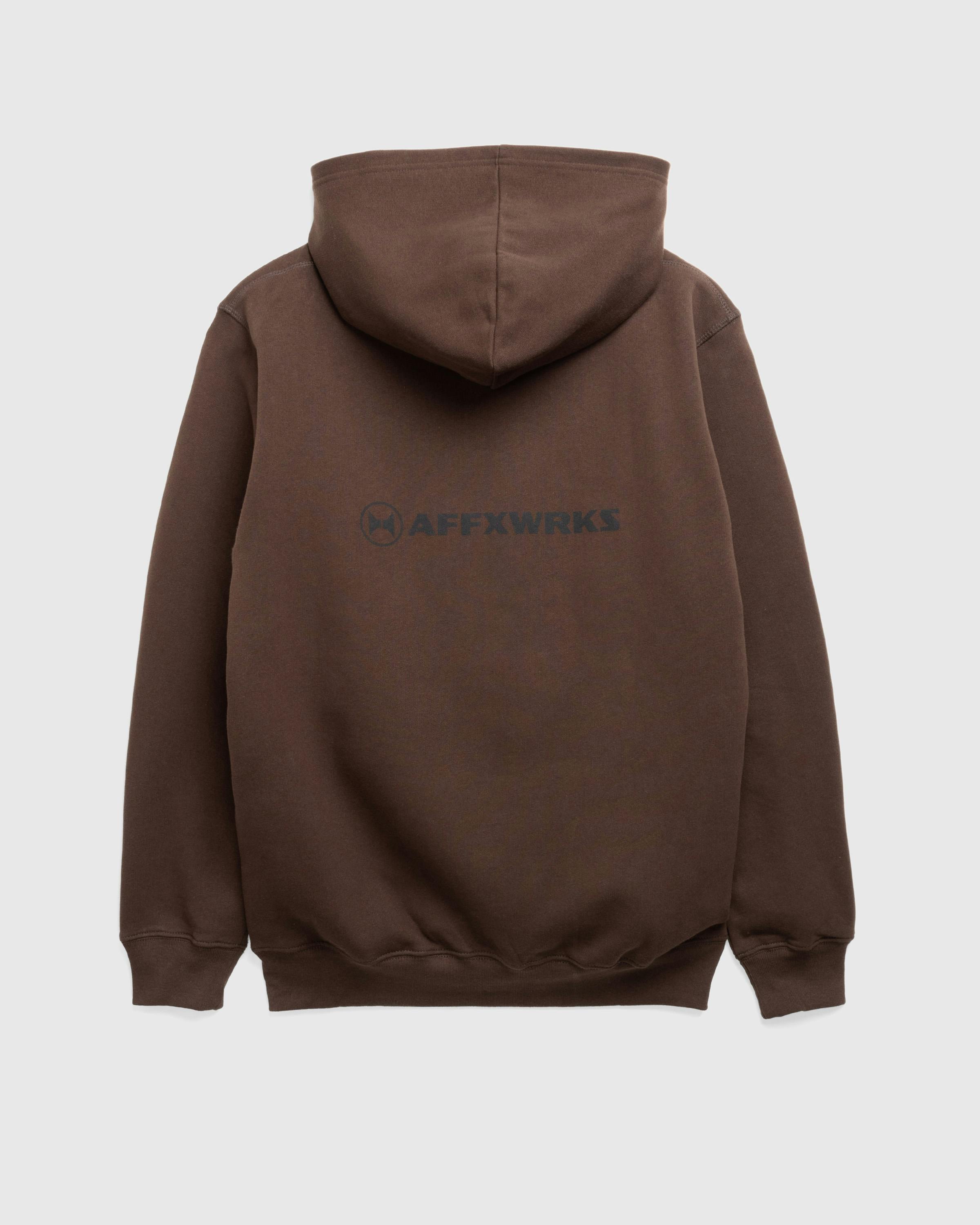 AFFXWRKS – AFFXWRKS Hoodie - Hoodies - Brown - Image 4