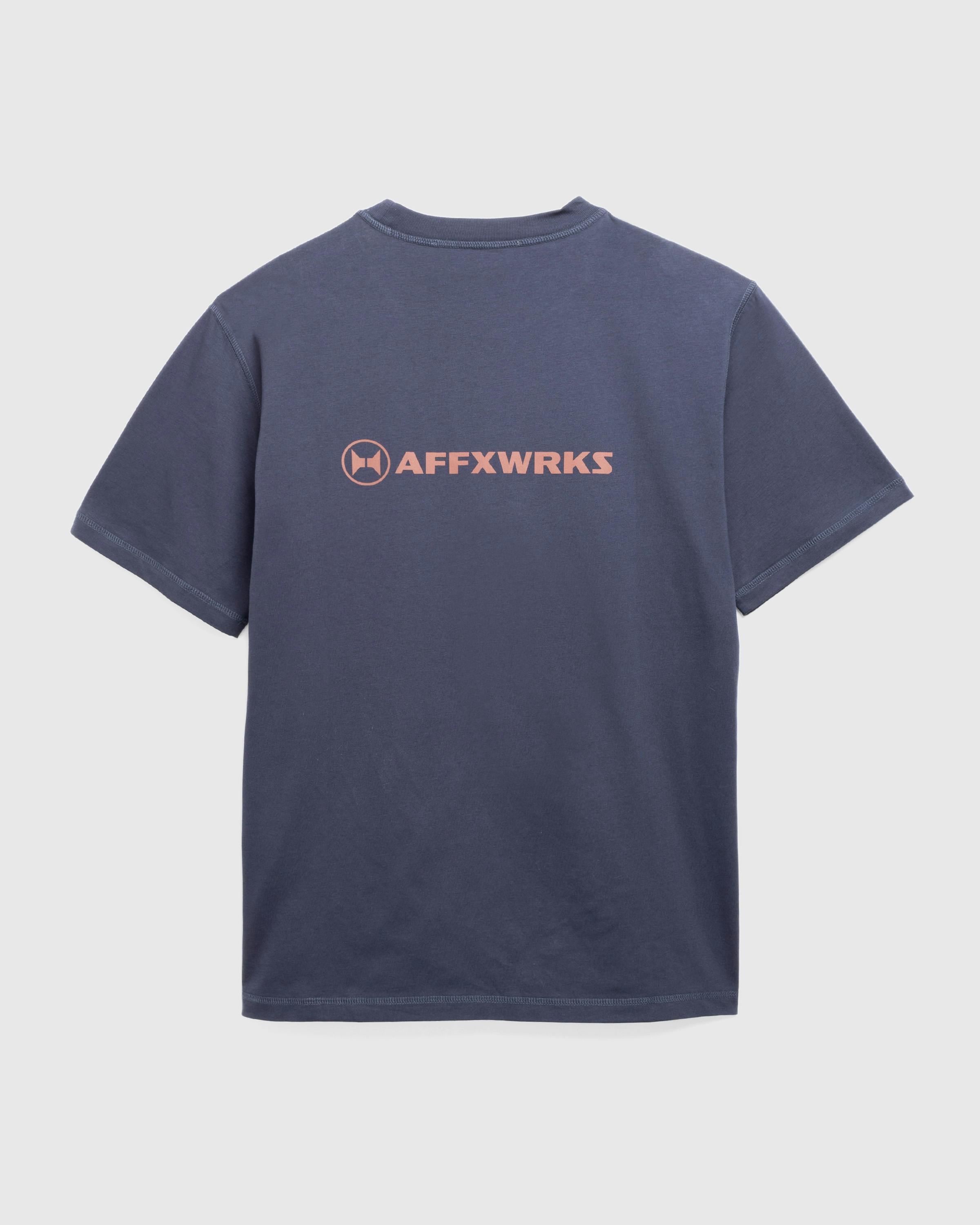 AFFXWRKS – AFFXWRKS T-Shirt - Tees - Blue - Image 4