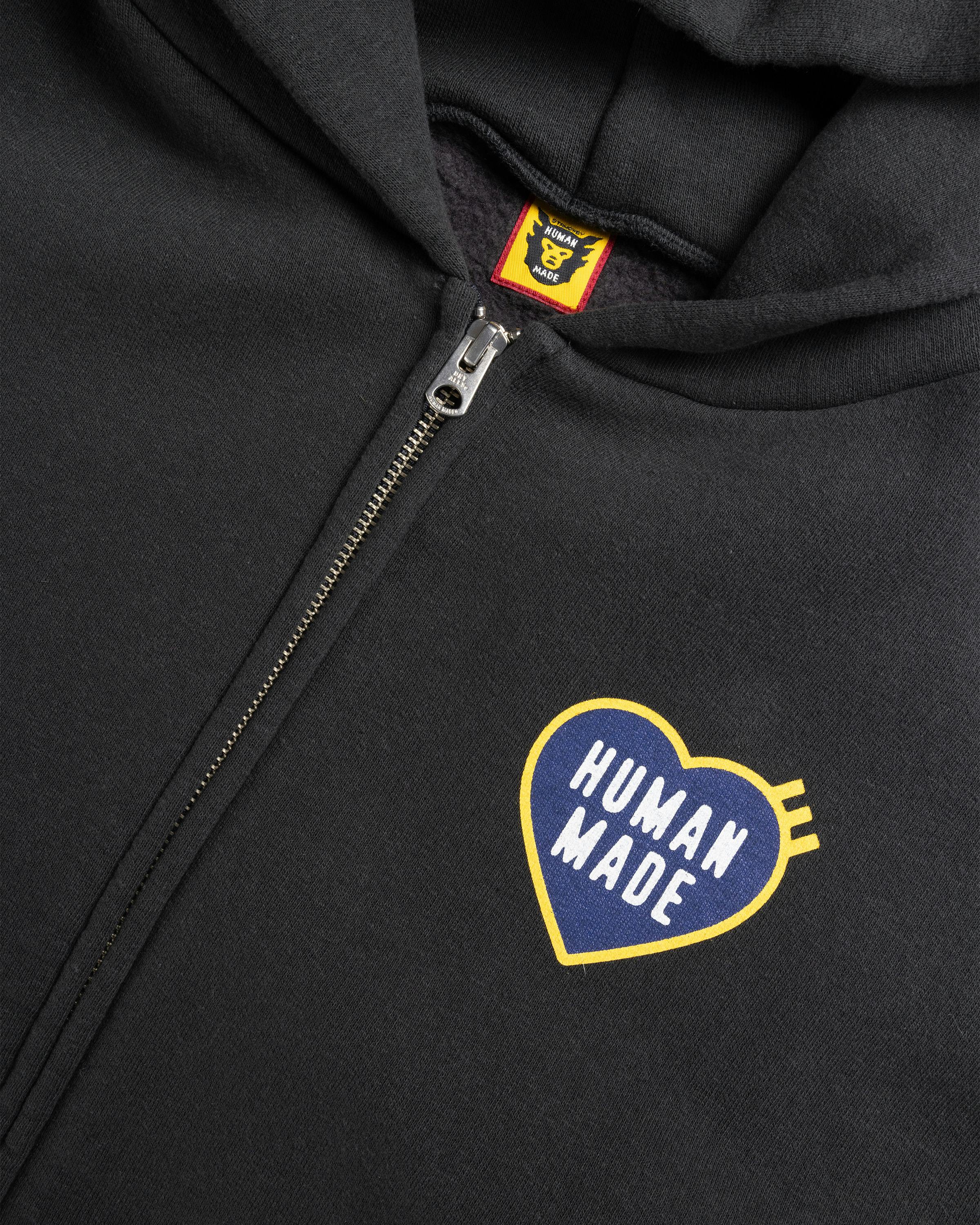 Human Made – Classic Zip-Up Hoodie - Zip Ups - Black - Image 3