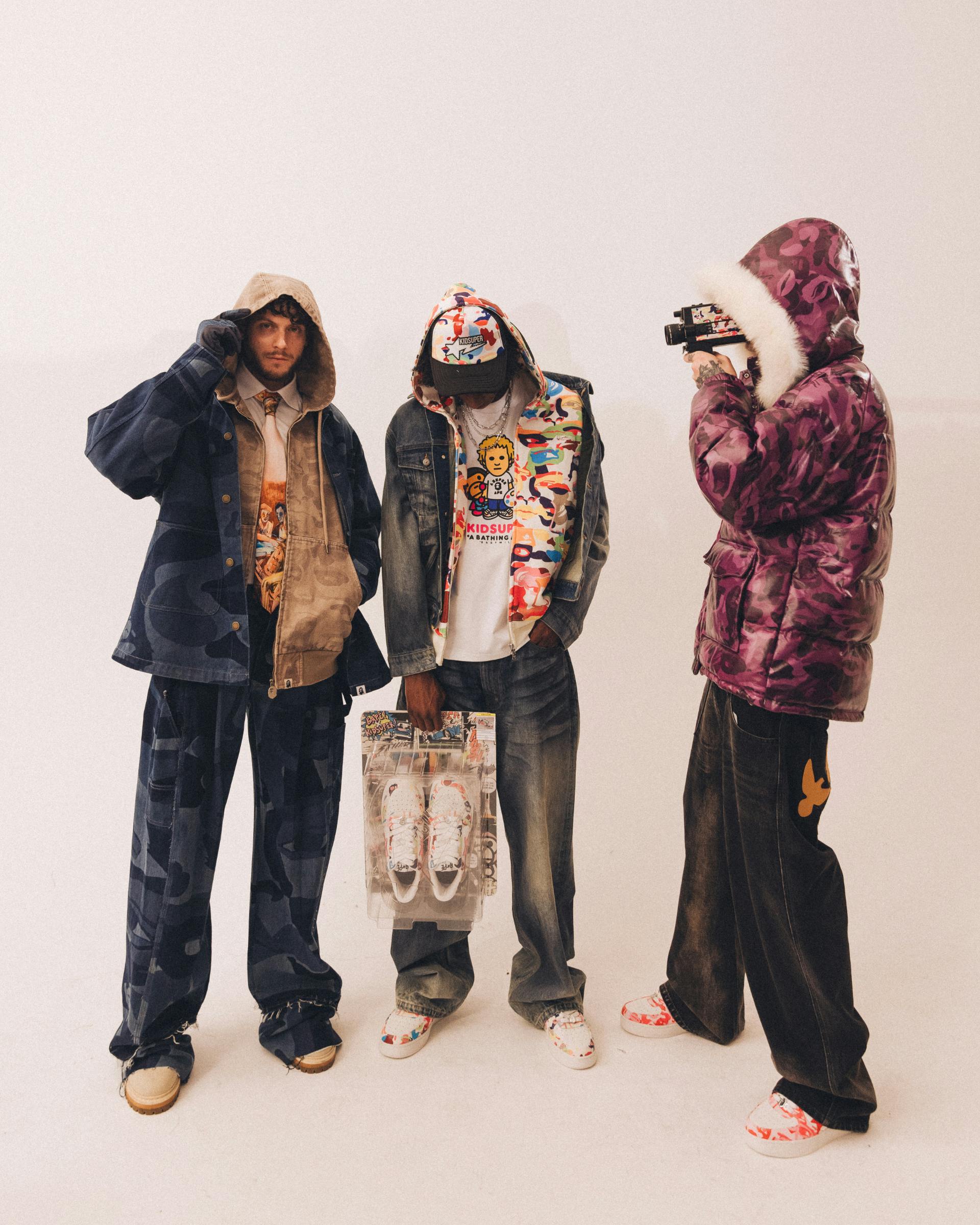 kidsuper bape collab