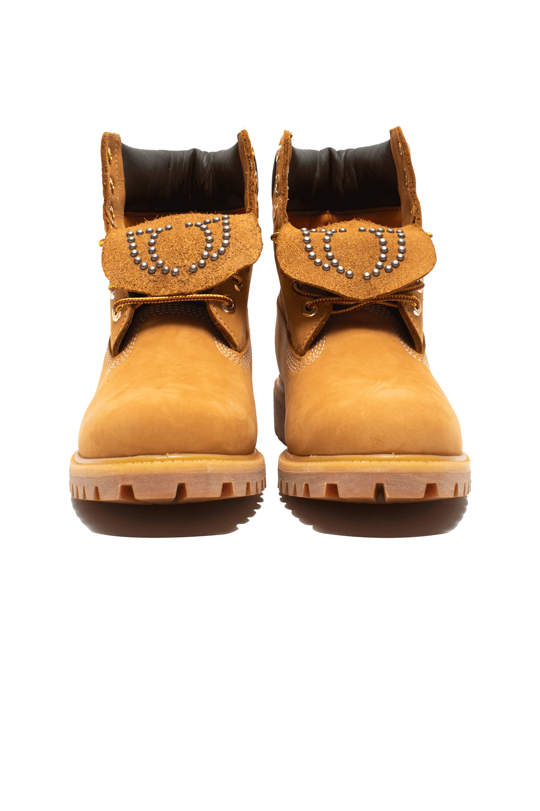 Timberland 6" Wheat boot with One Block Down x HTC studs