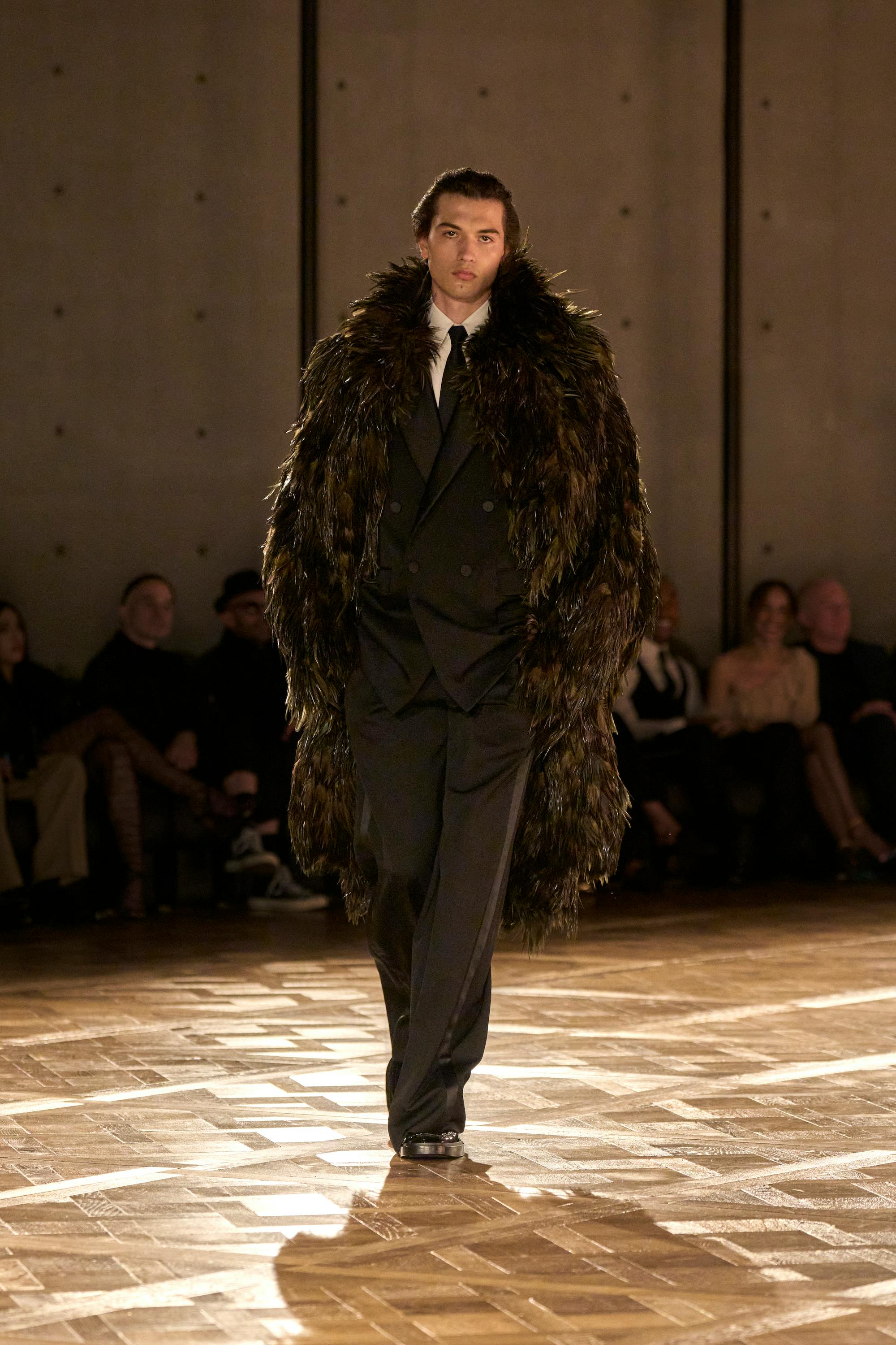 saint laurent fw25 menswear collection