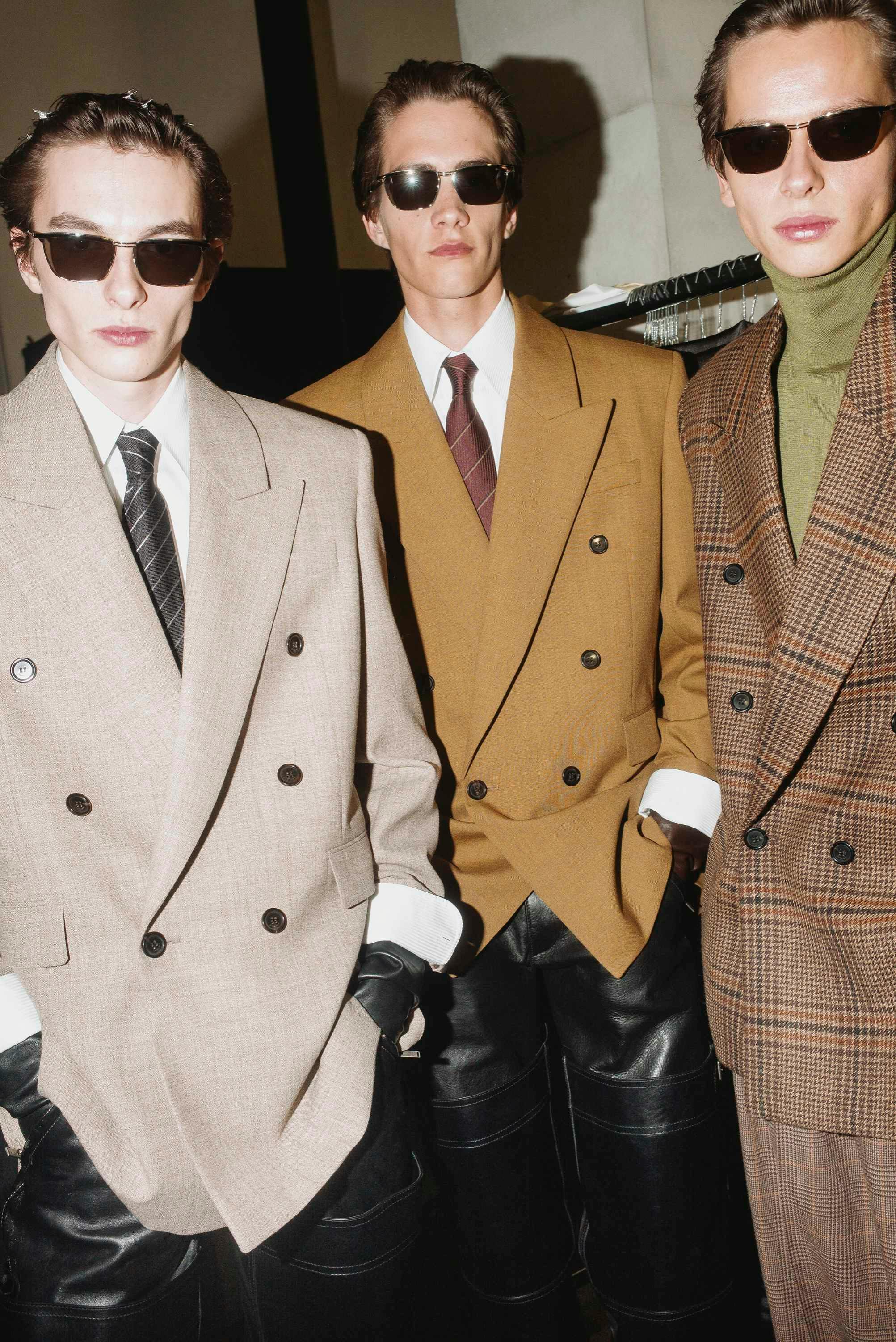 saint laurent fw25 menswear collection