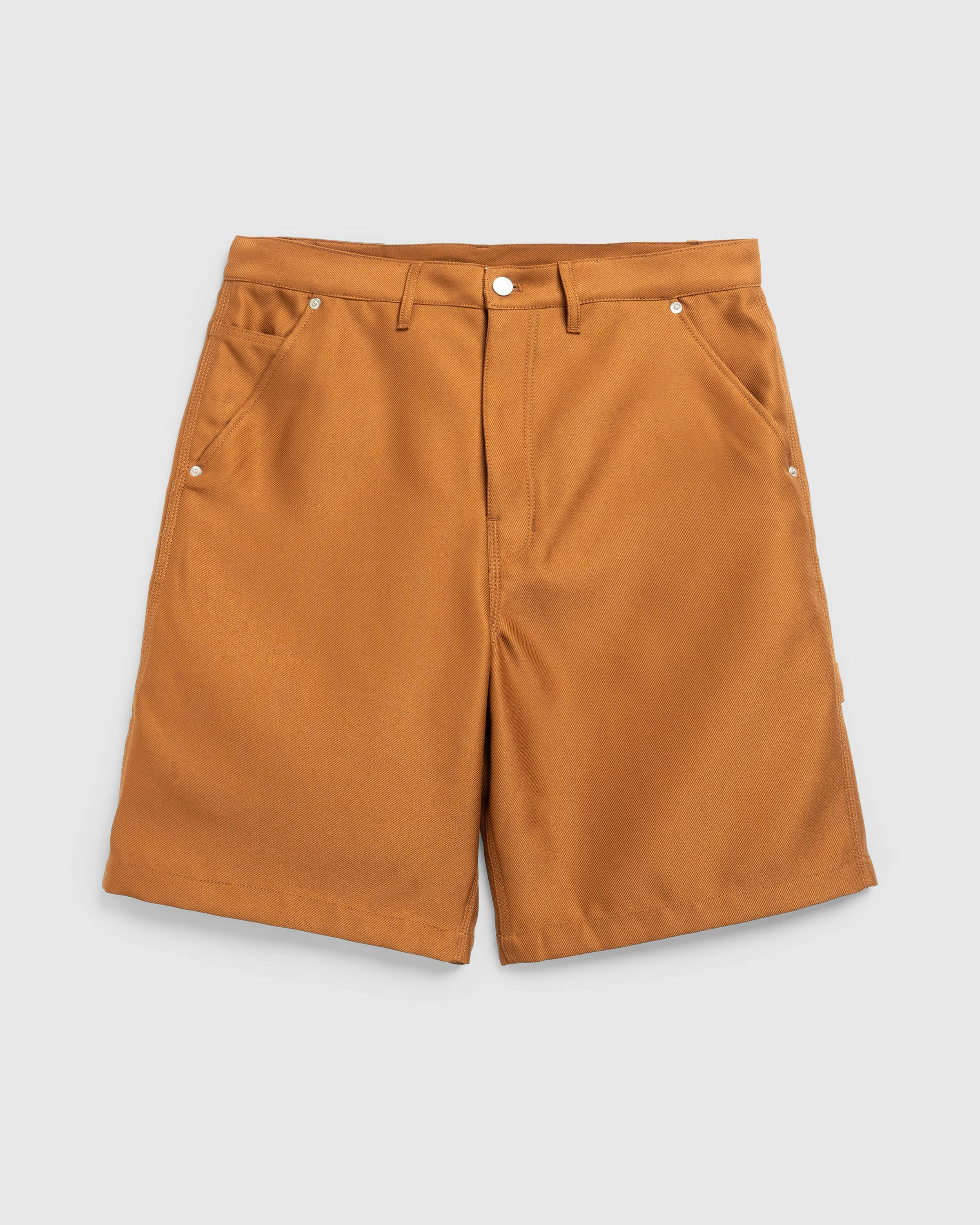 Highsnobiety HS05 – Twill Work Shorts - Cargo Shorts - Brown - Image 1