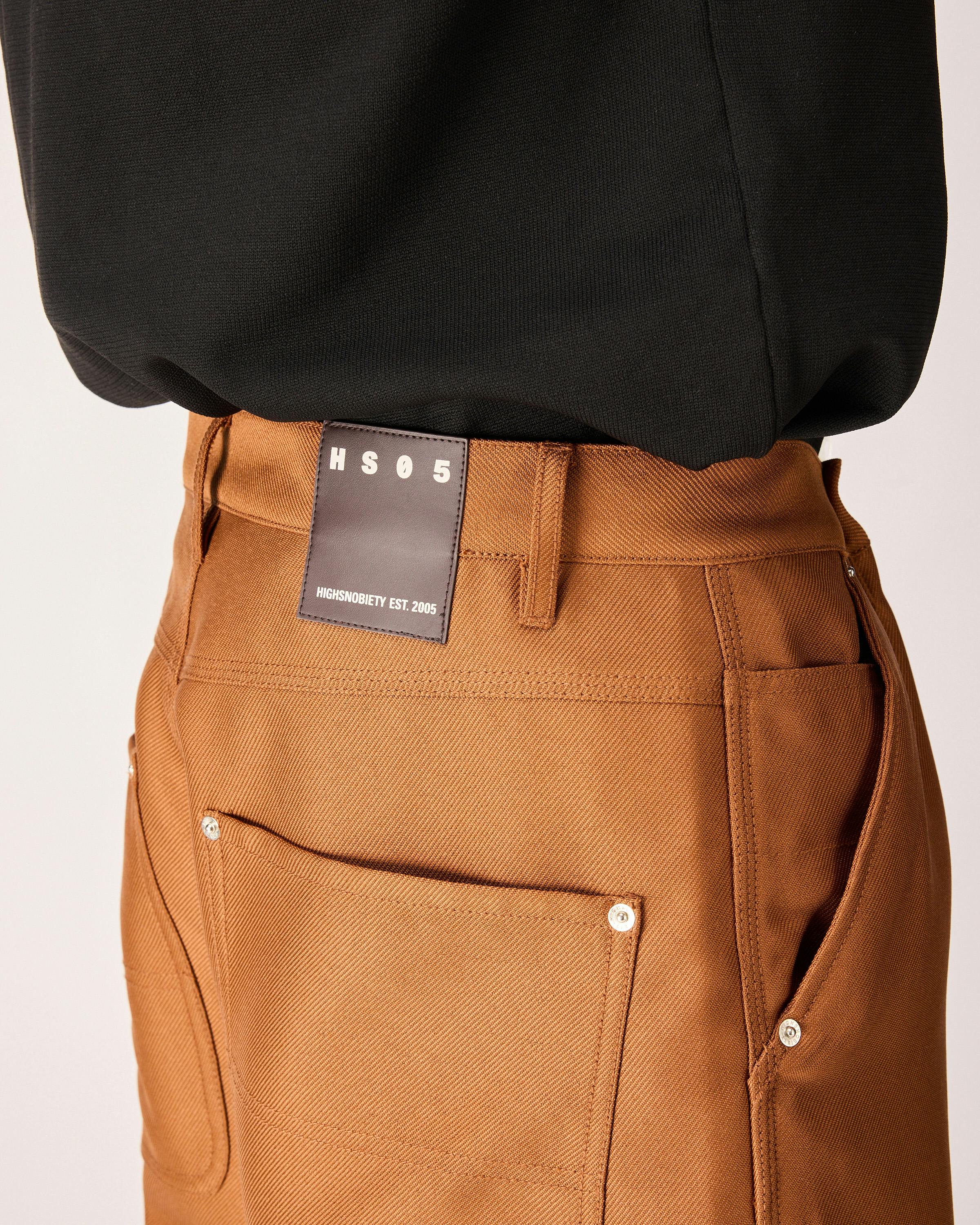 Highsnobiety HS05 – Twill Work Shorts - Cargo Shorts - Brown - Image 6