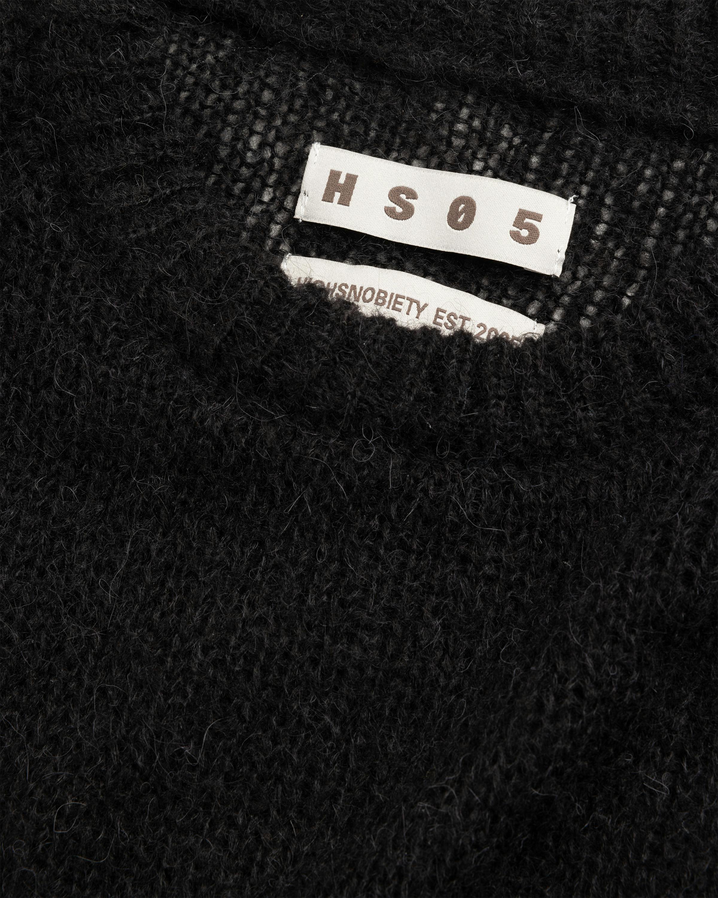 Highsnobiety HS05 – Loose Gauge Mohair Sweater - Crewnecks - Black - Image 5