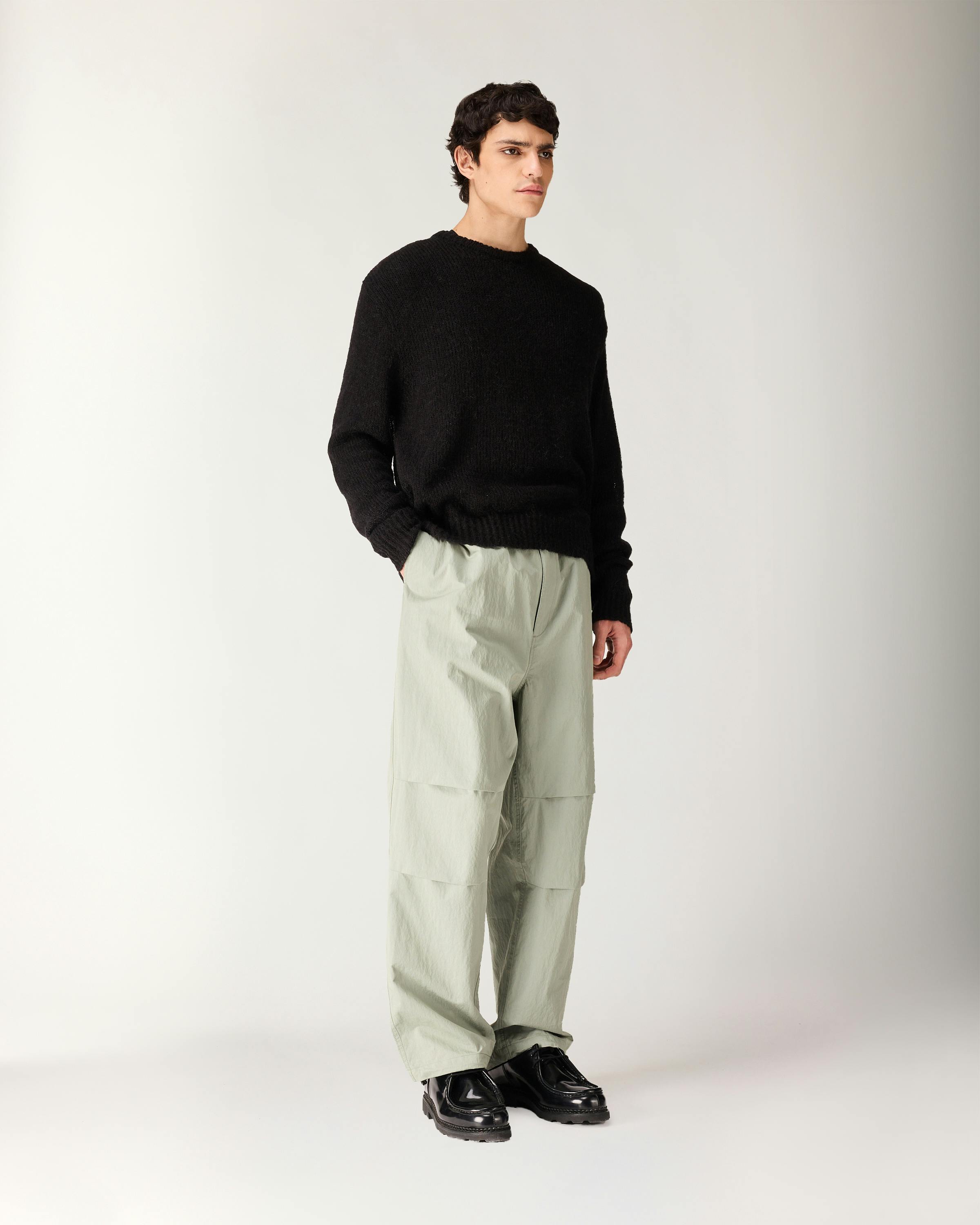 Highsnobiety HS05 – Loose Gauge Mohair Sweater - Crewnecks - Black - Image 3