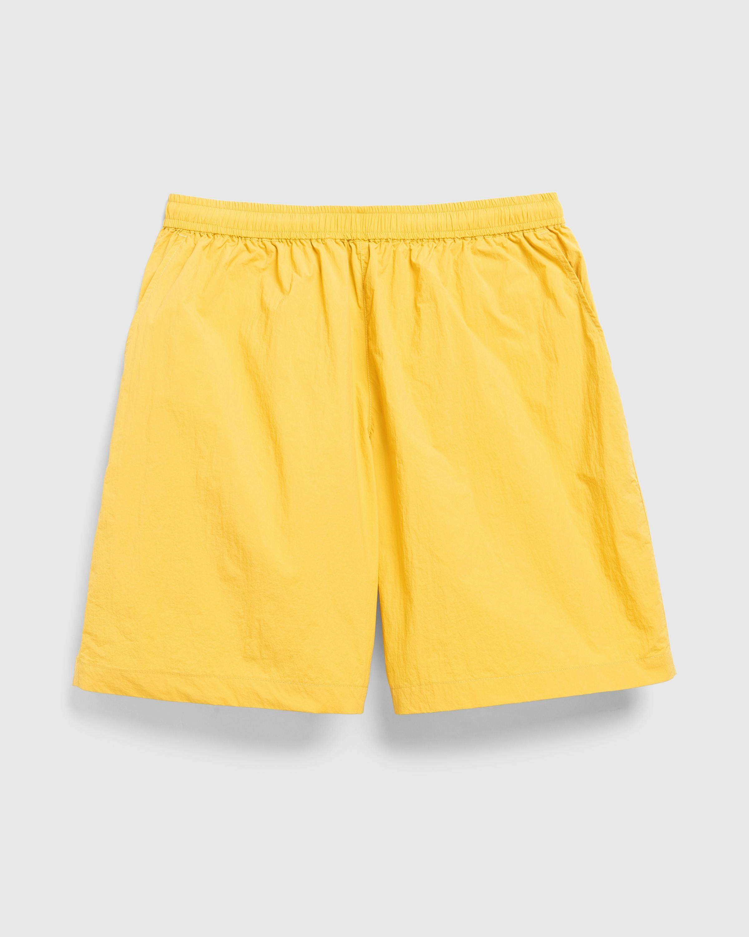 Highsnobiety HS05 – Packable Nylon Shorts - Bermuda Cuts - Yellow - Image 1