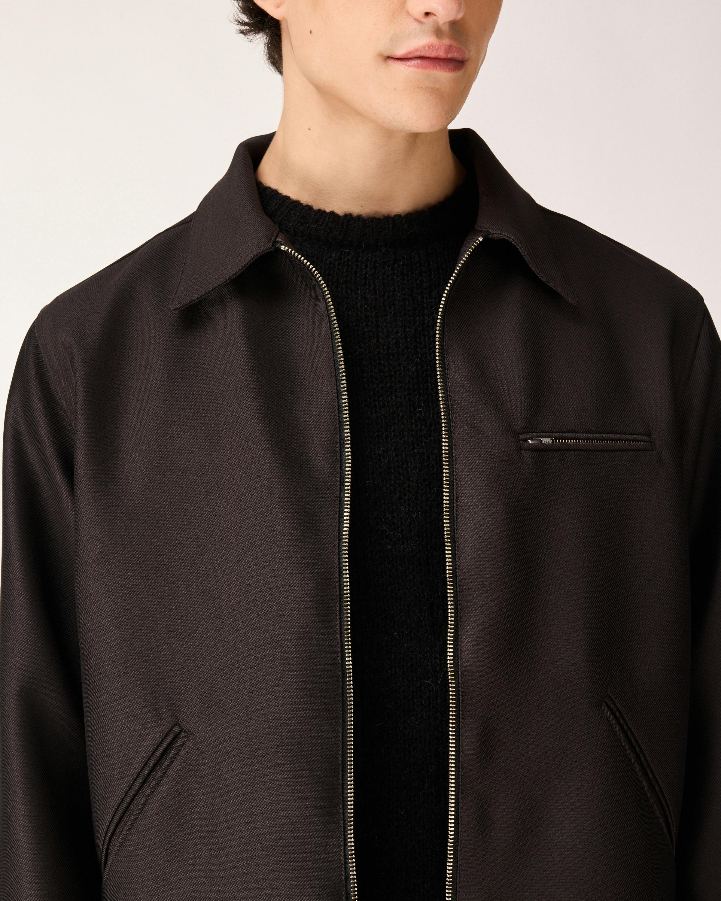 Highsnobiety HS05 – Twill Rancho Jacket - Jackets - Black - Image 5