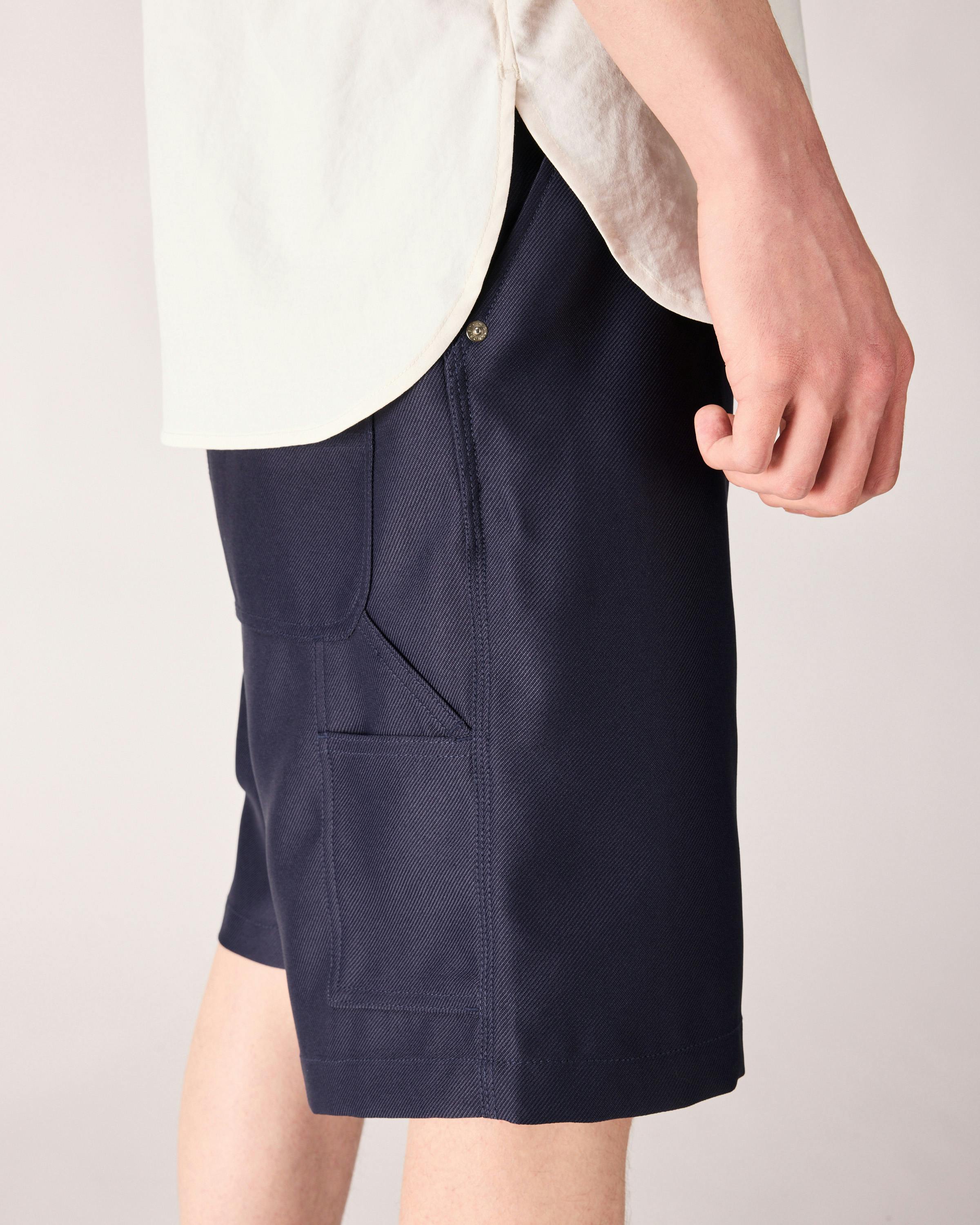 Highsnobiety HS05 – Twill Work Shorts - Cargo Shorts - Navy - Image 6