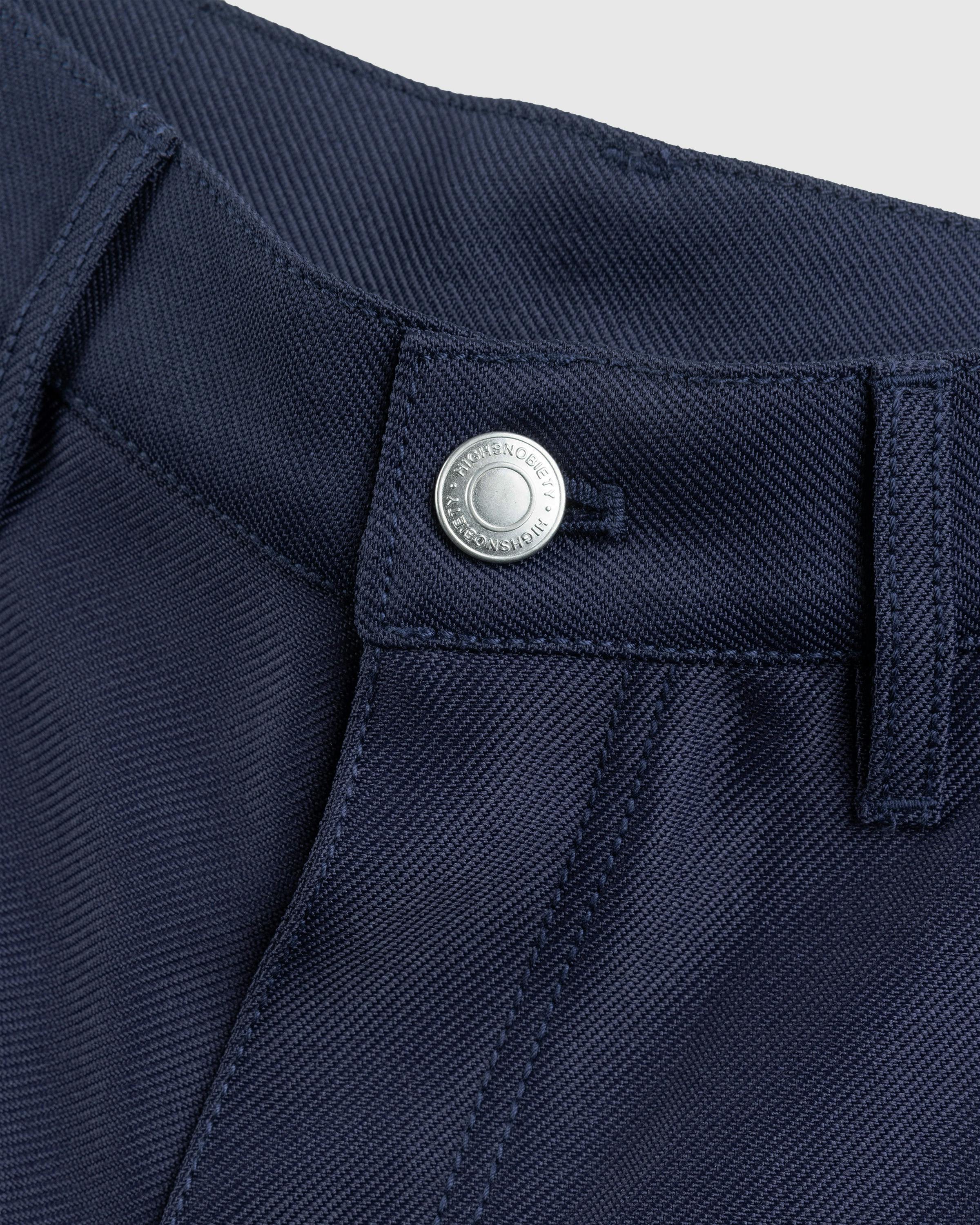 Highsnobiety HS05 – Twill Work Shorts - Cargo Shorts - Navy - Image 2