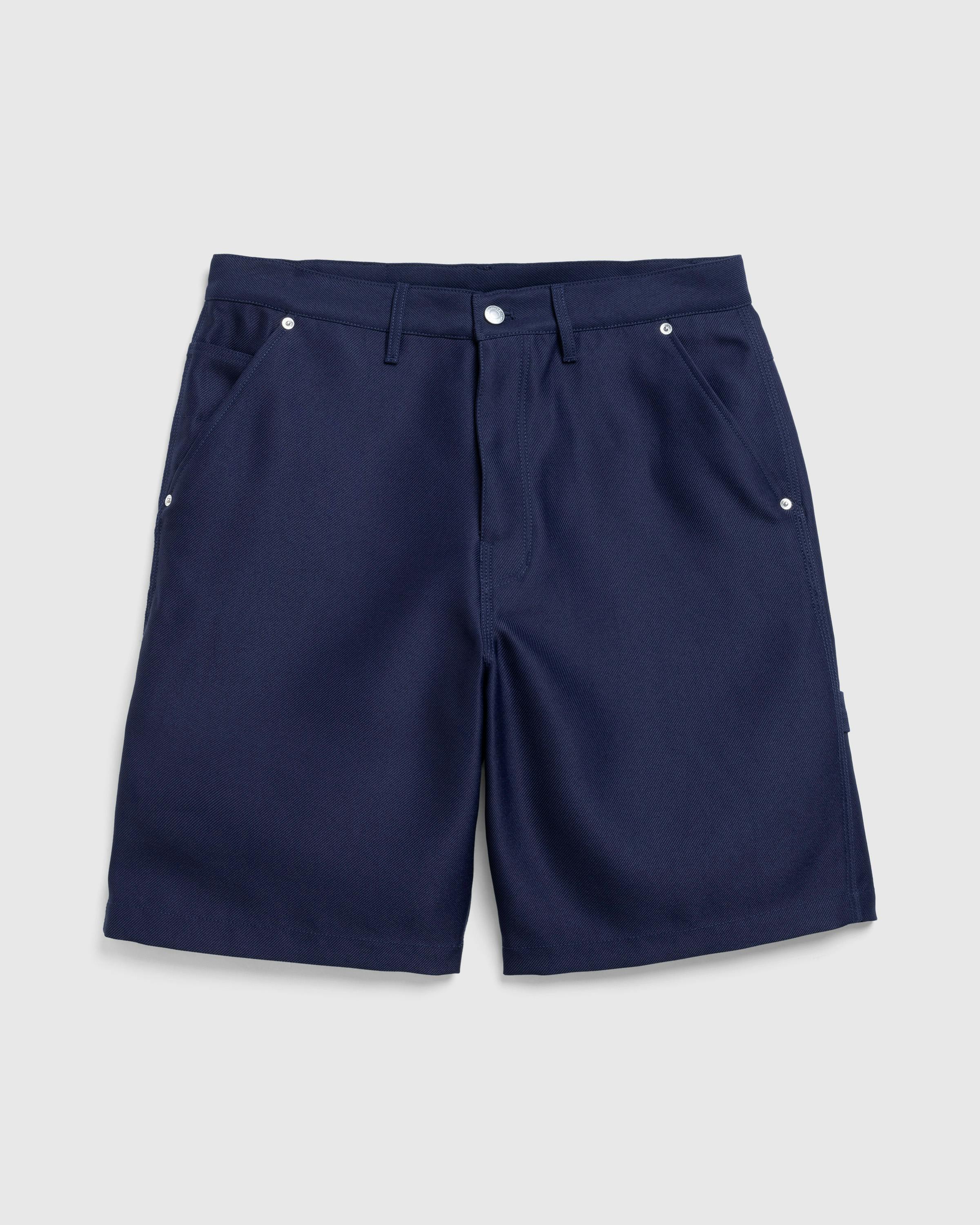 Highsnobiety HS05 – Twill Work Shorts - Cargo Shorts - Navy - Image 1