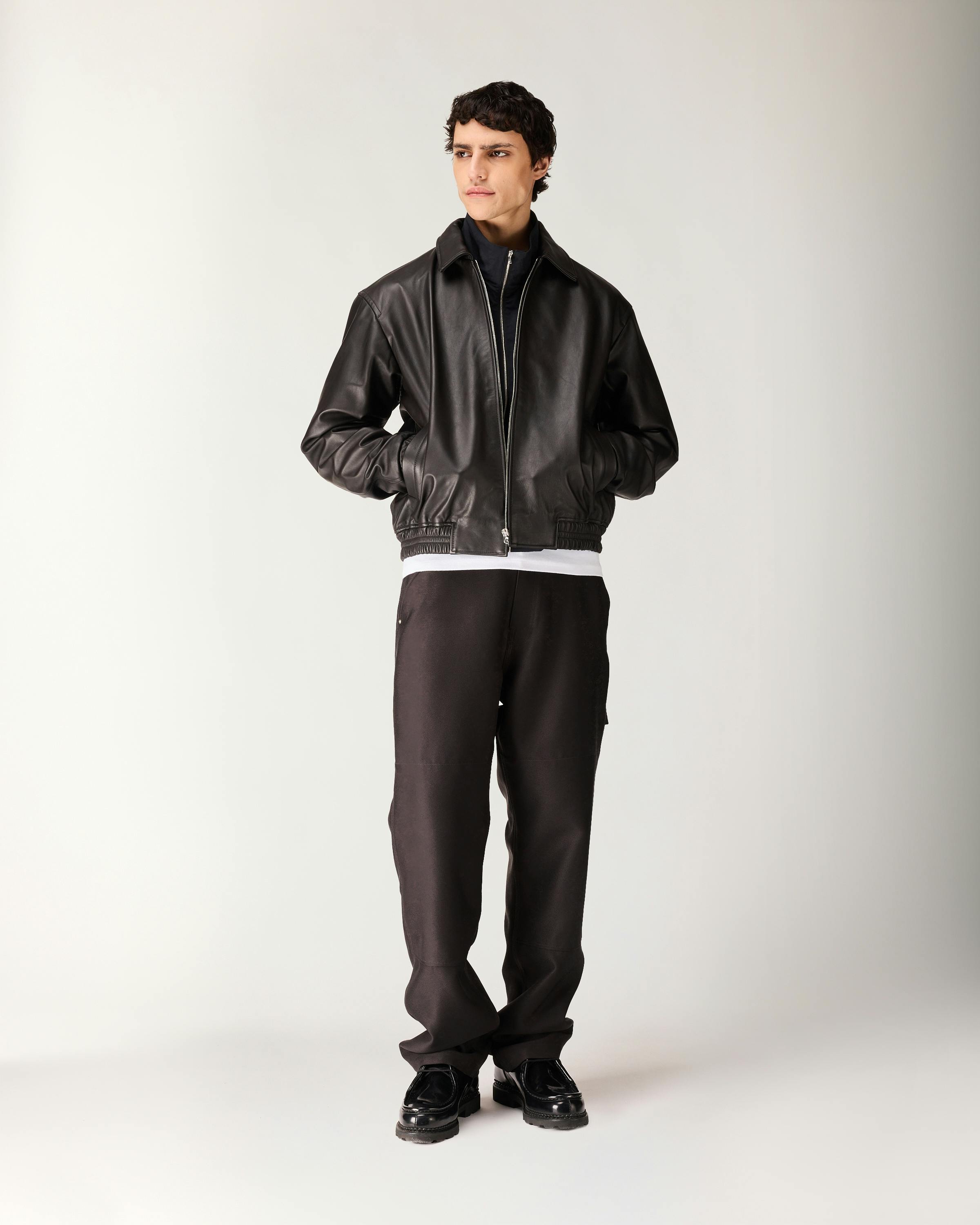 Highsnobiety HS05 – Twill Work Trousers - Work Pants - Black - Image 3