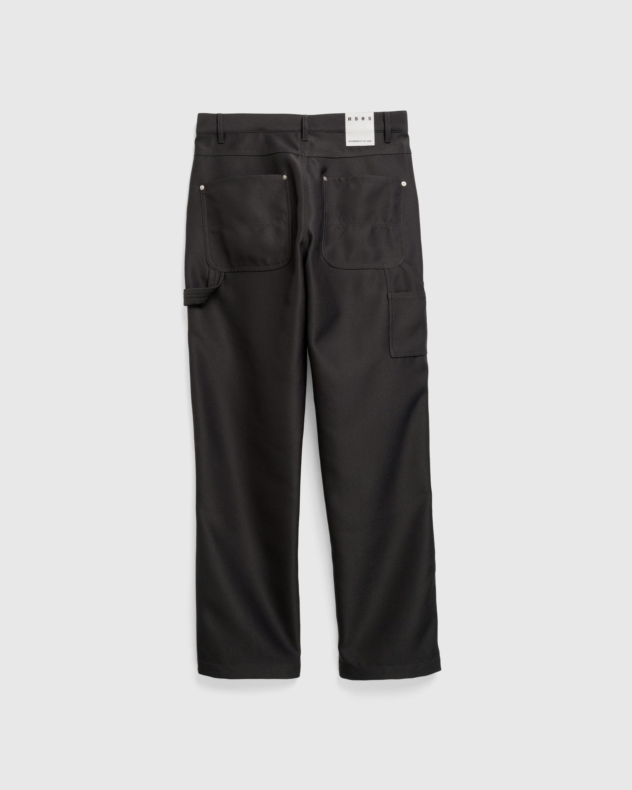 Highsnobiety HS05 – Twill Work Trousers - Work Pants - Black - Image 2