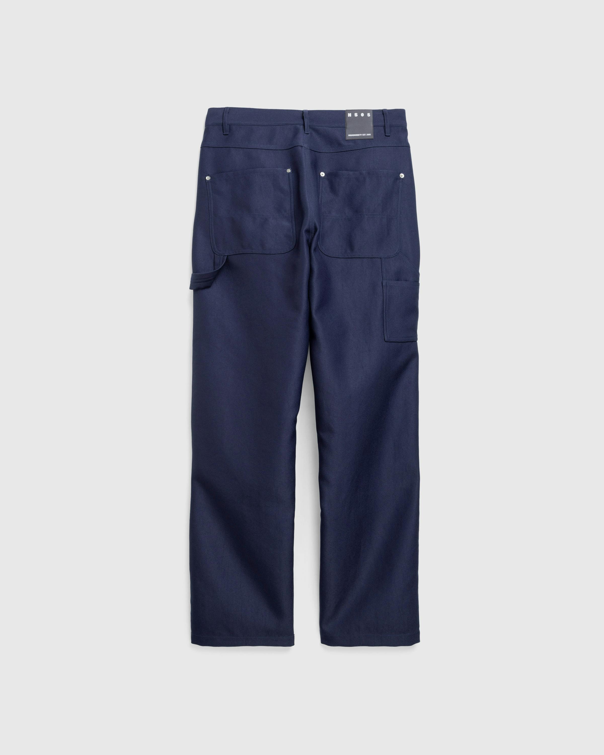 Highsnobiety HS05 – Twill Work Trousers - Work Pants - Navy - Image 2