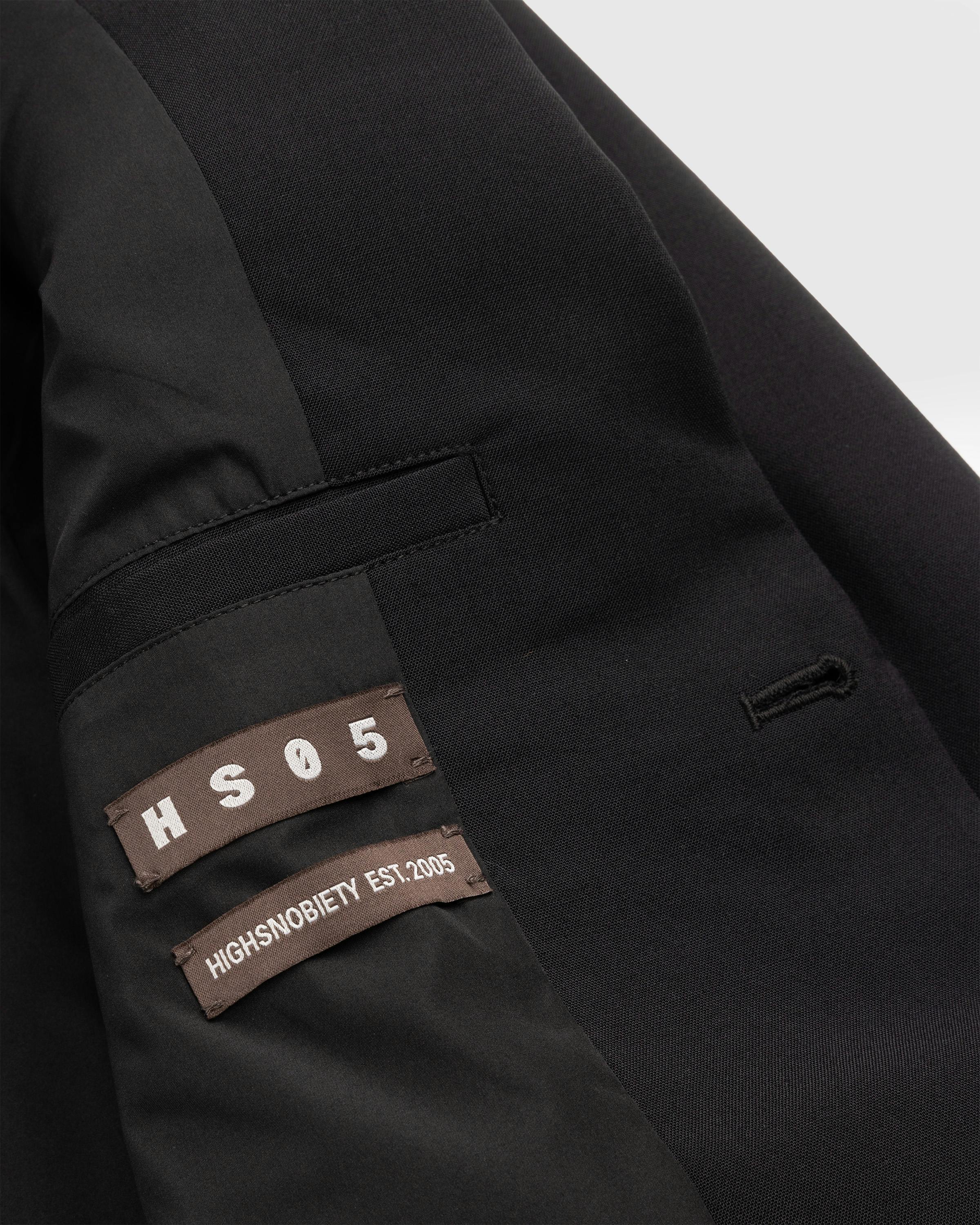 Highsnobiety HS05 – Tropical Wool Sports Coat - Trench Coats - Black - Image 6