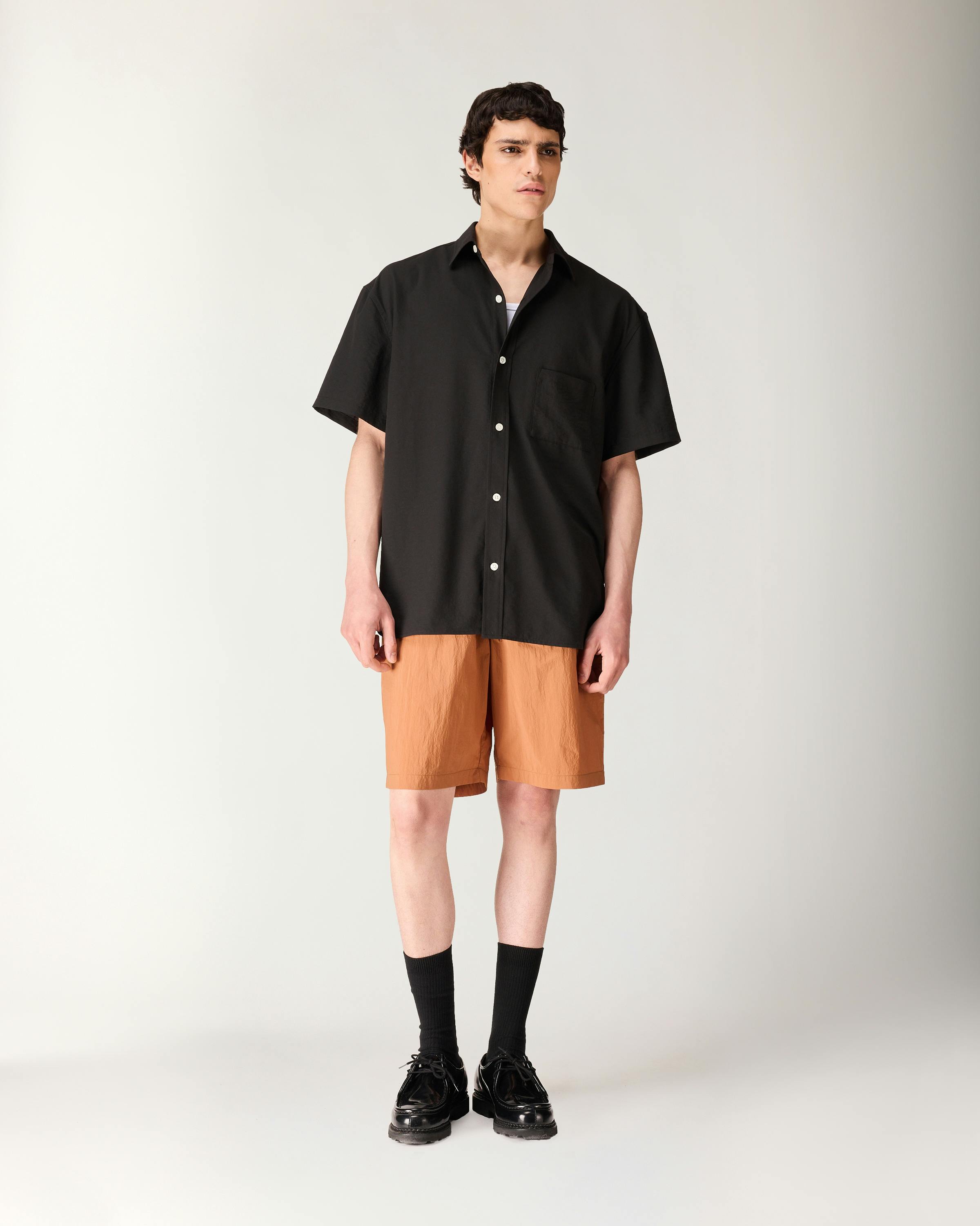 Highsnobiety HS05 – Packable Nylon Shorts - Bermuda Cuts - Brown - Image 5