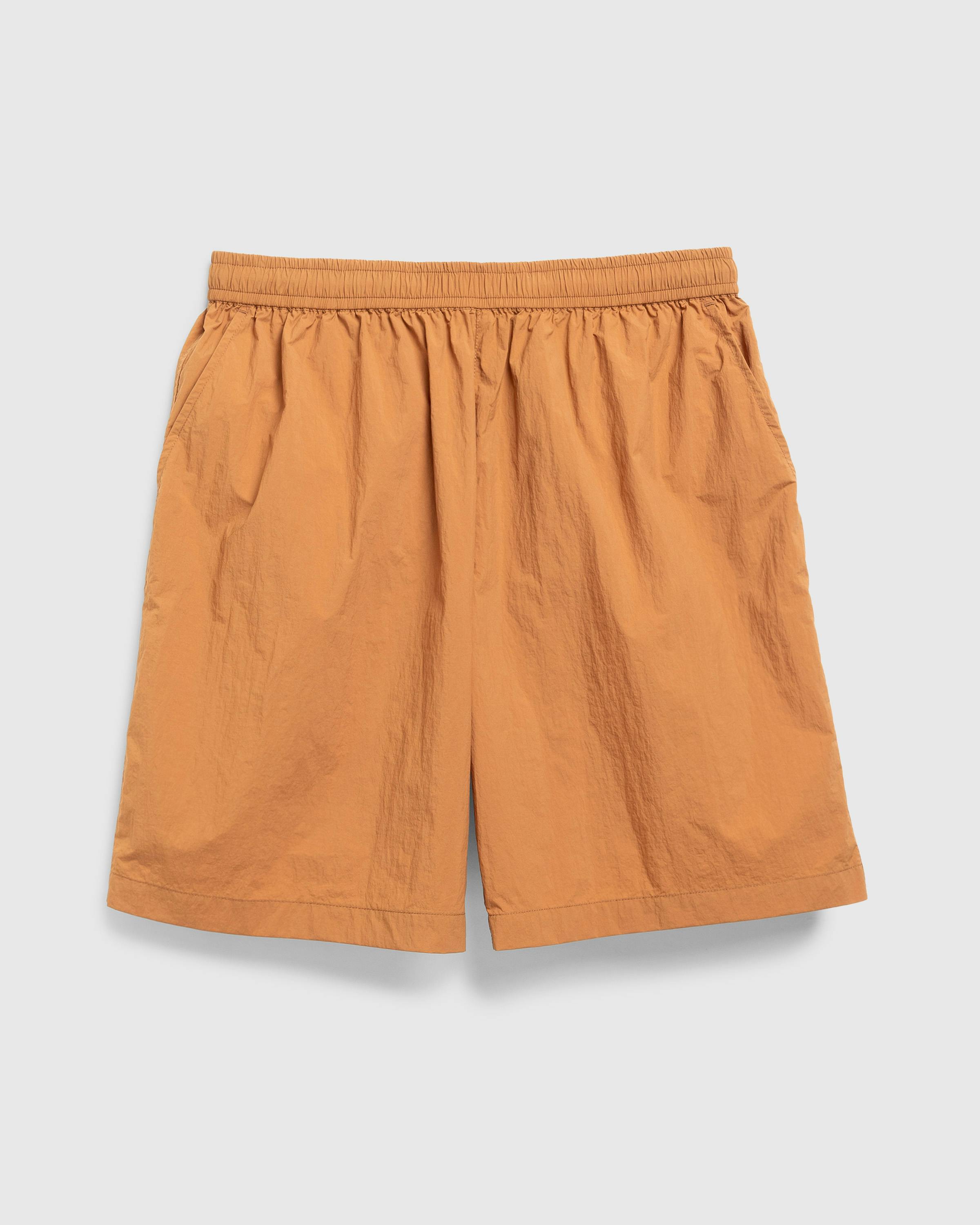 Highsnobiety HS05 – Packable Nylon Shorts - Bermuda Cuts - Brown - Image 1