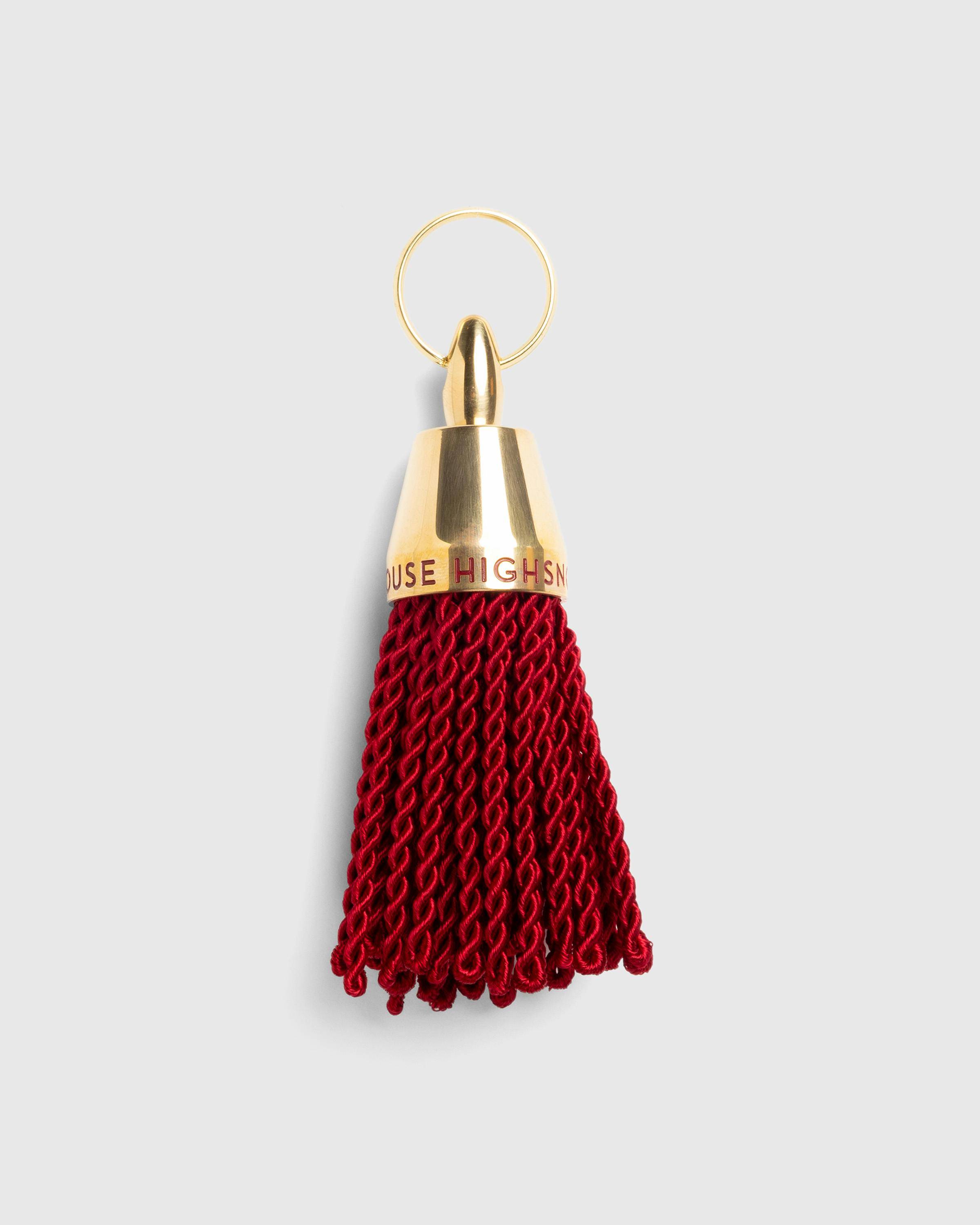 Chiltern Firehouse x Highsnobiety – Tassel Key Fob - Keychains - Red - Image 1