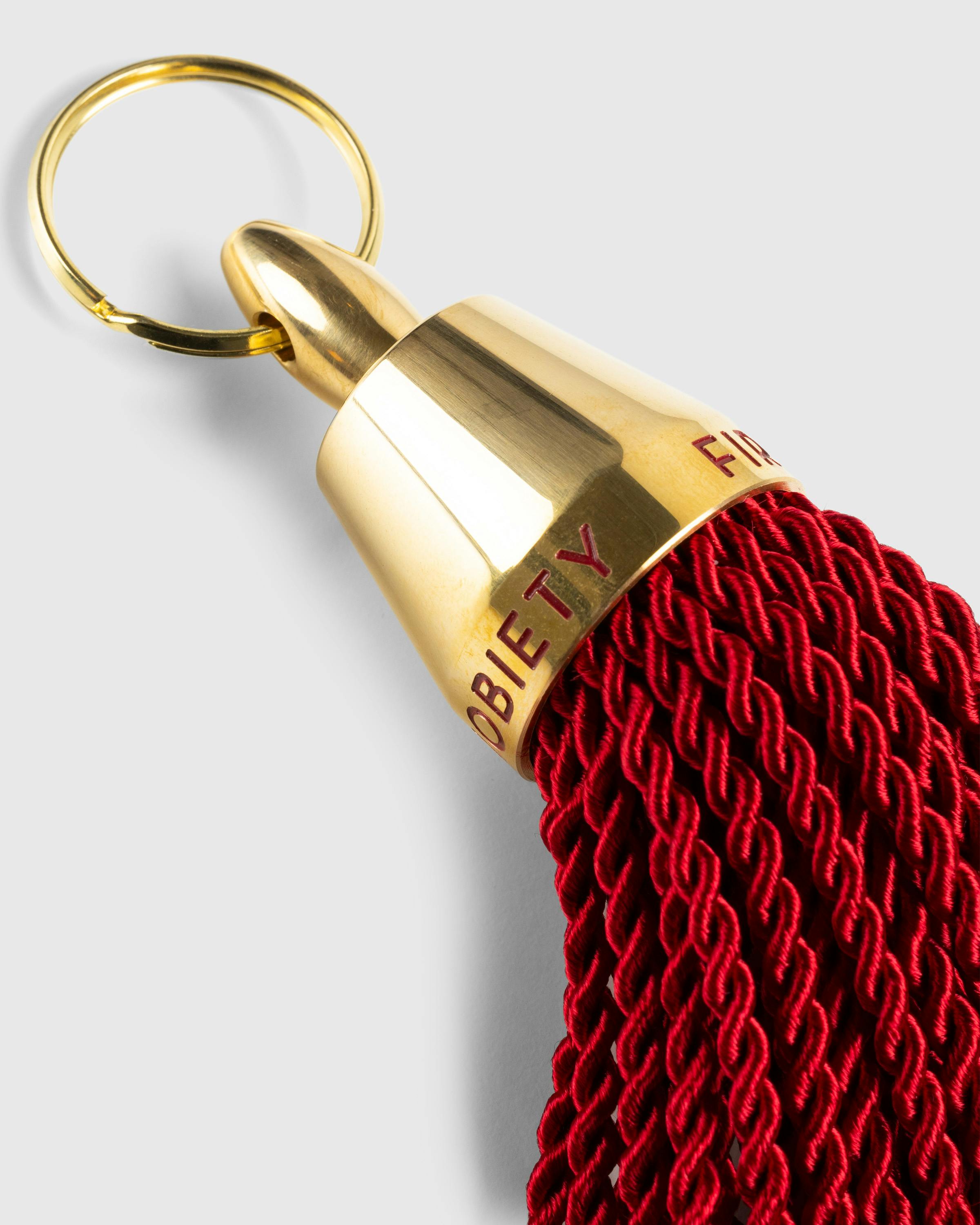 Chiltern Firehouse x Highsnobiety – Tassel Key Fob - Keychains - Red - Image 2