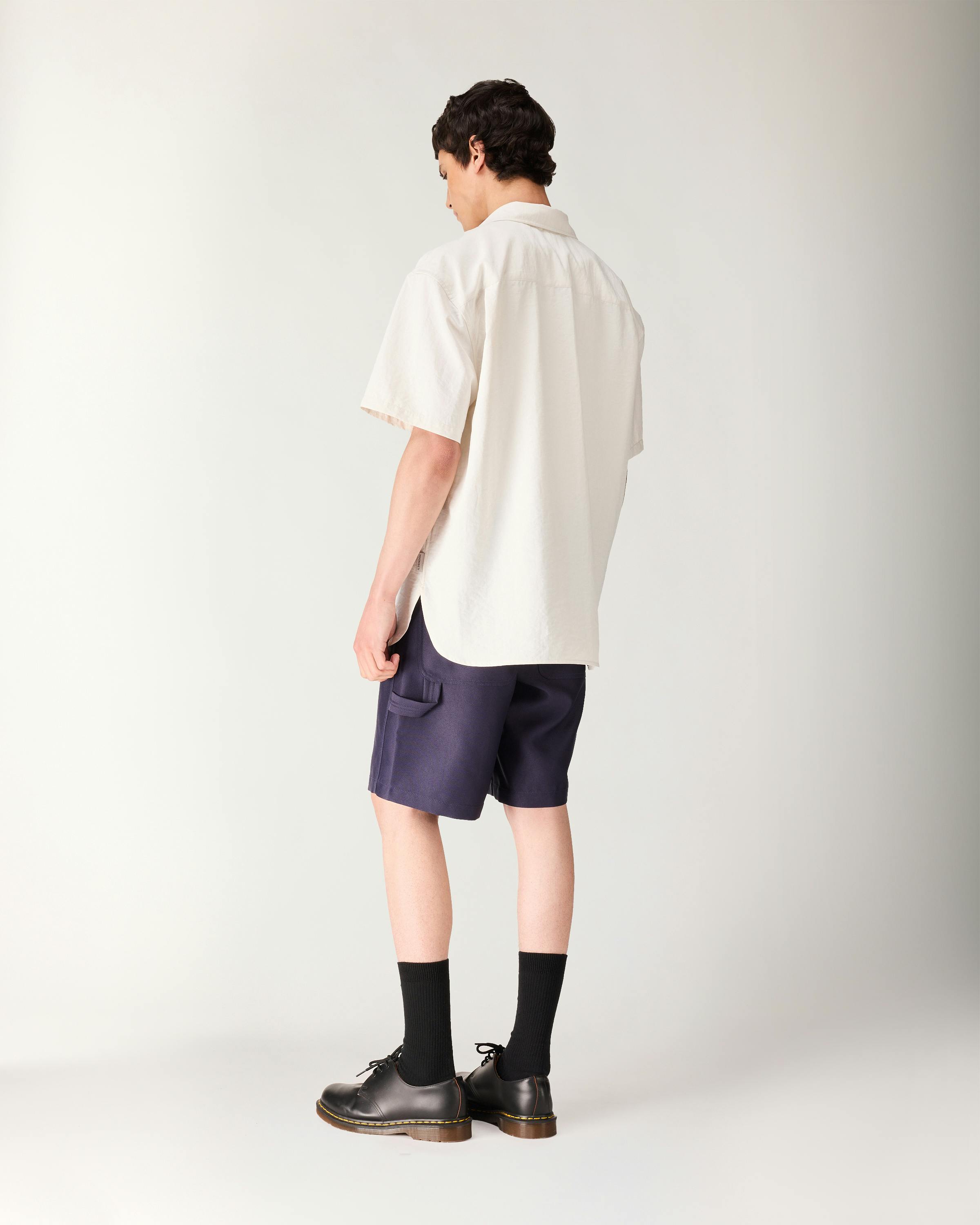 Highsnobiety HS05 – Service Shirt - Shortsleeve Shirts - Eggshell - Image 5