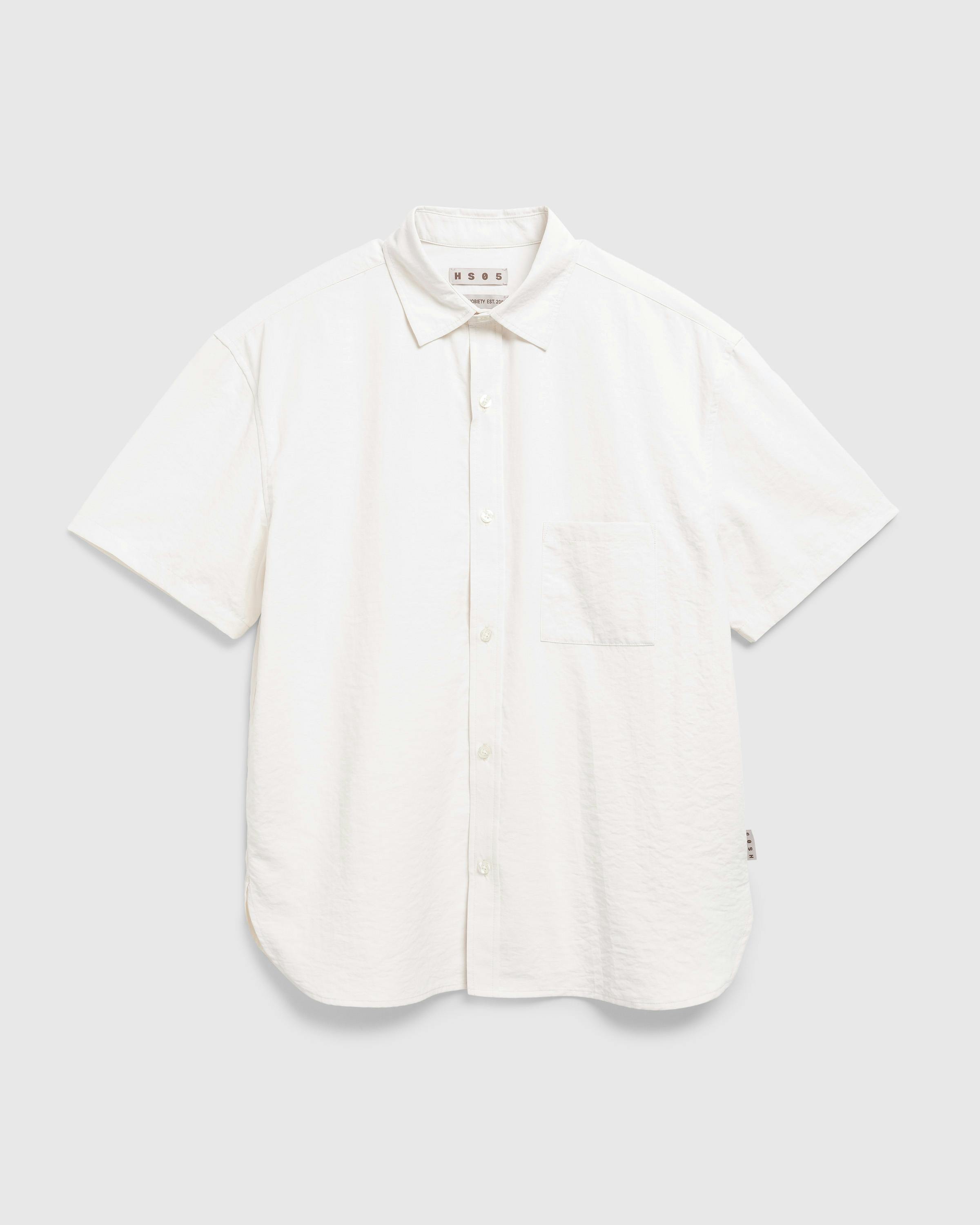 Highsnobiety HS05 – Service Shirt - Shortsleeve Shirts - Eggshell - Image 1