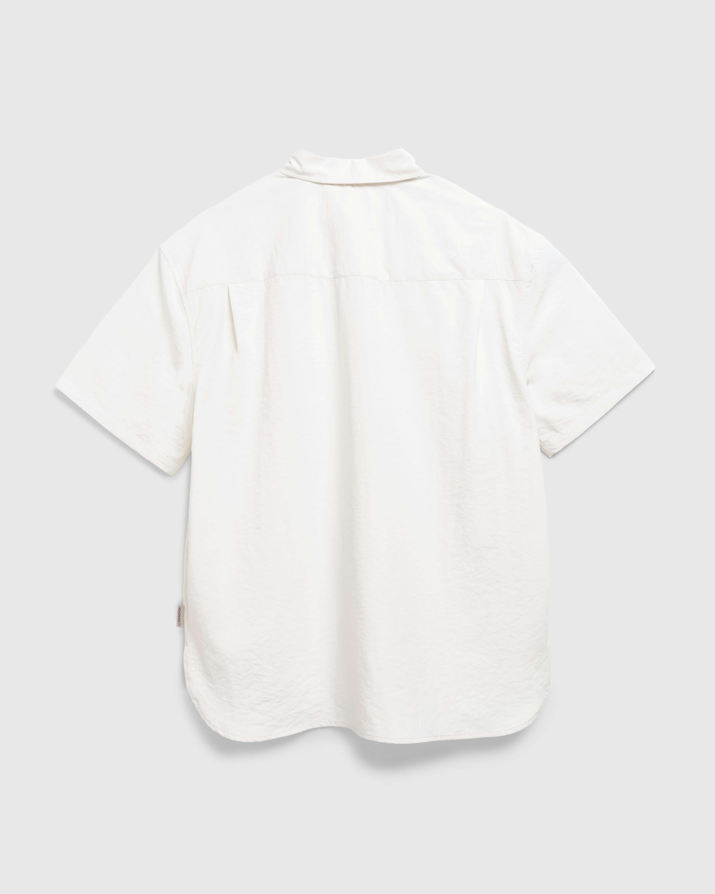 Highsnobiety HS05 – Service Shirt - Shortsleeve Shirts - Eggshell - Image 3