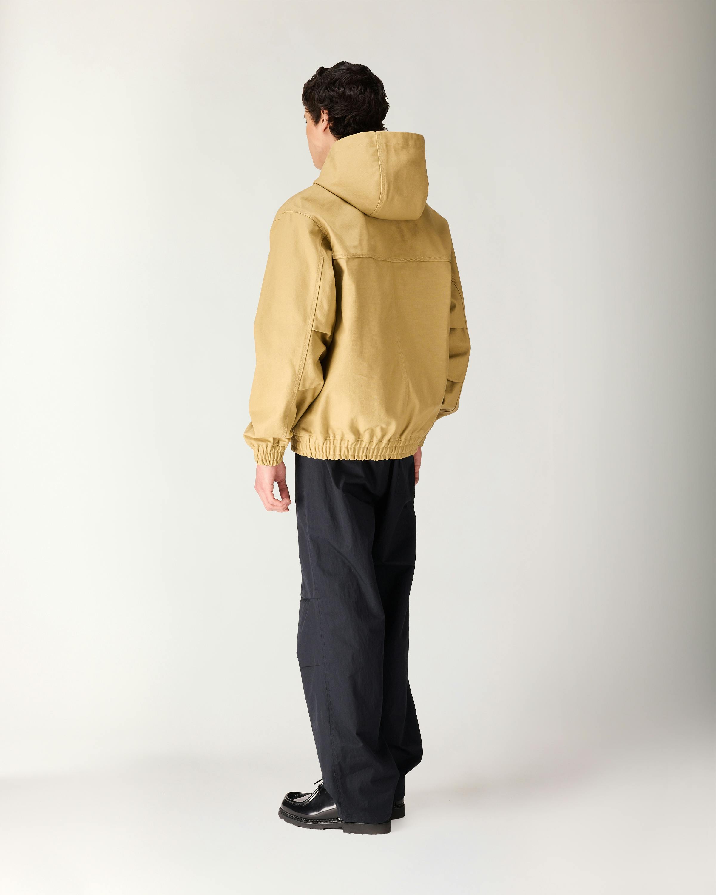 Highsnobiety HS05 – Oxford Canvas Hooded Jacket - Jackets - Brown - Image 4