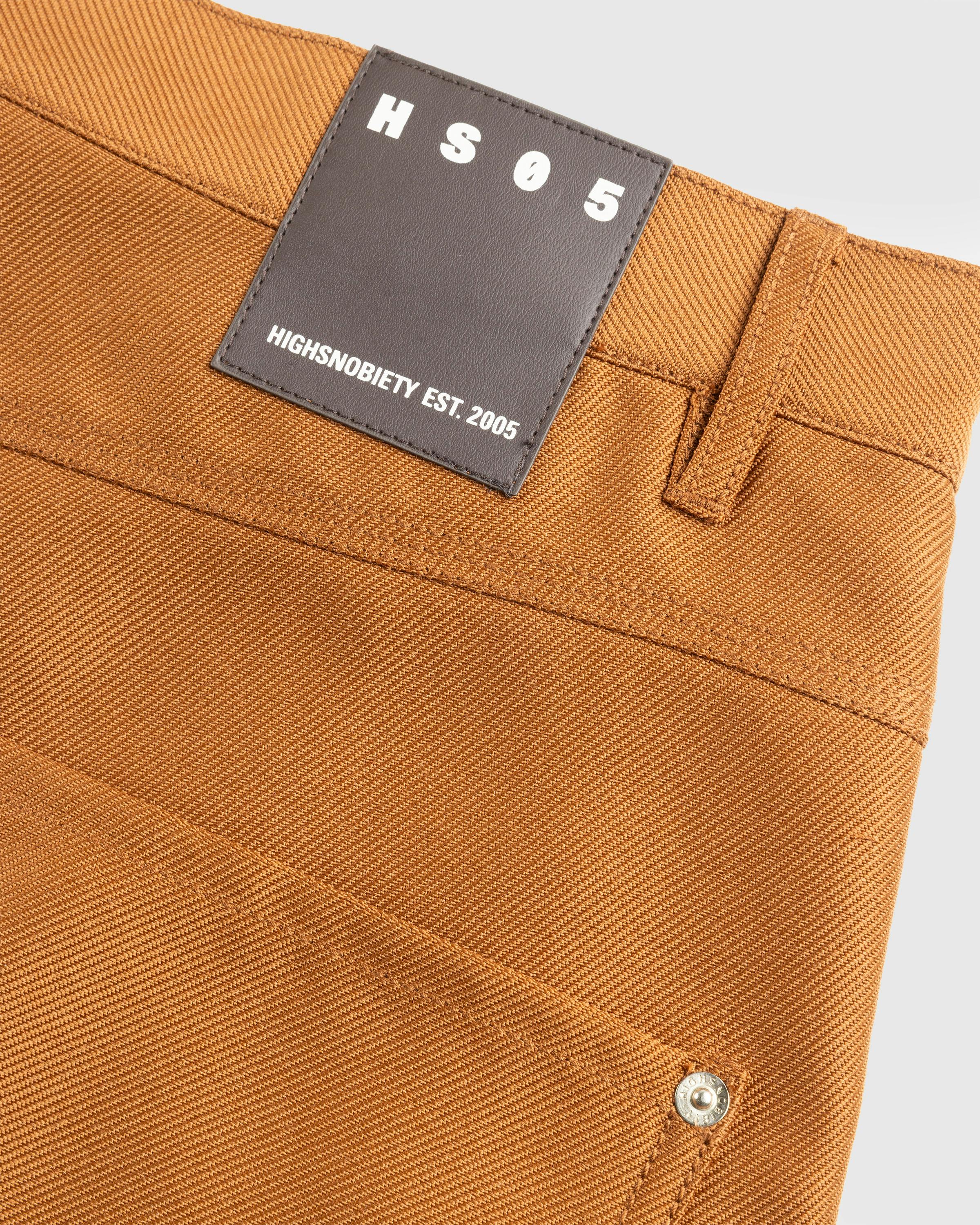 Highsnobiety HS05 – Twill Work Trousers - Work Pants - Brown - Image 5