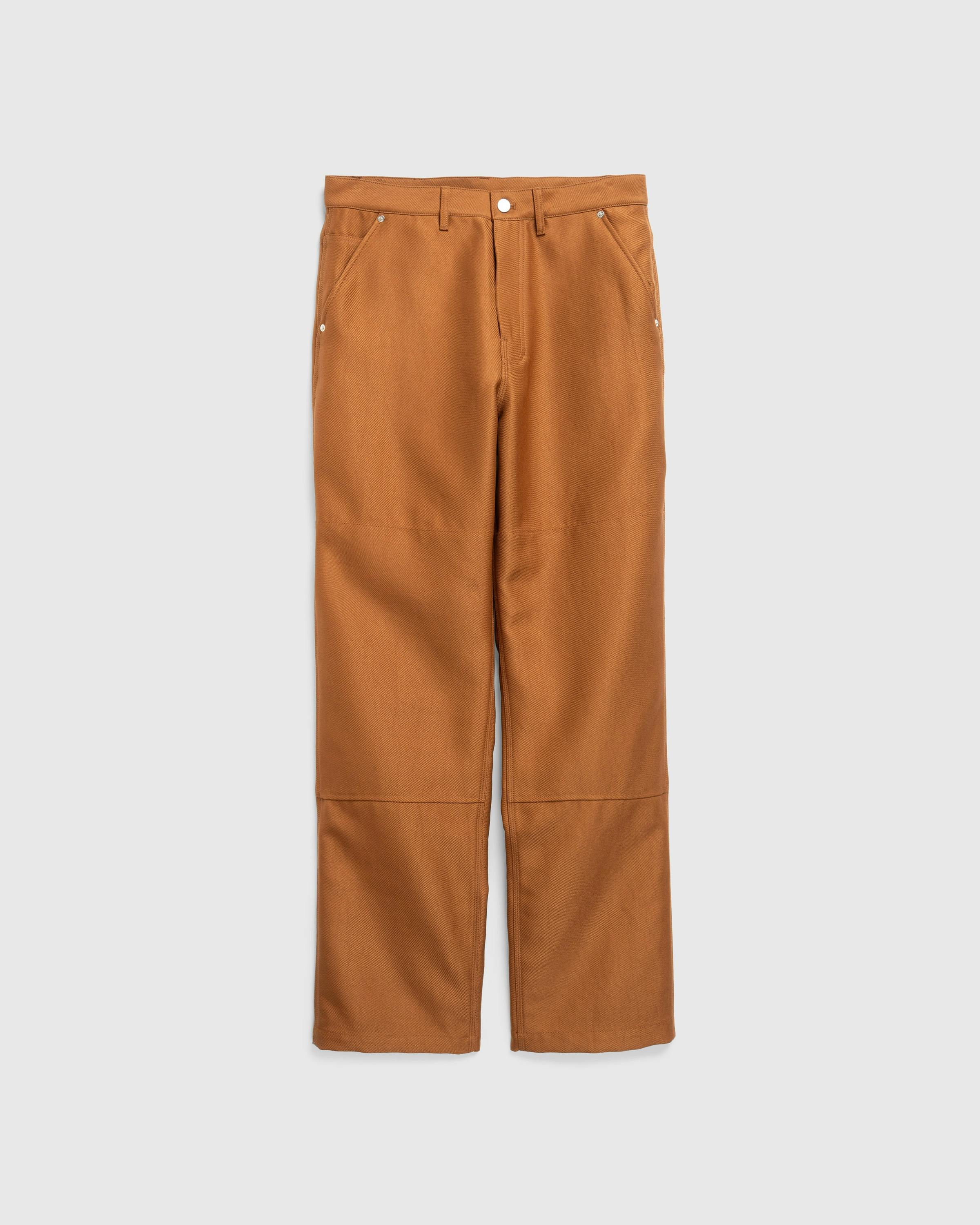 Highsnobiety HS05 – Twill Work Trousers - Work Pants - Brown - Image 1