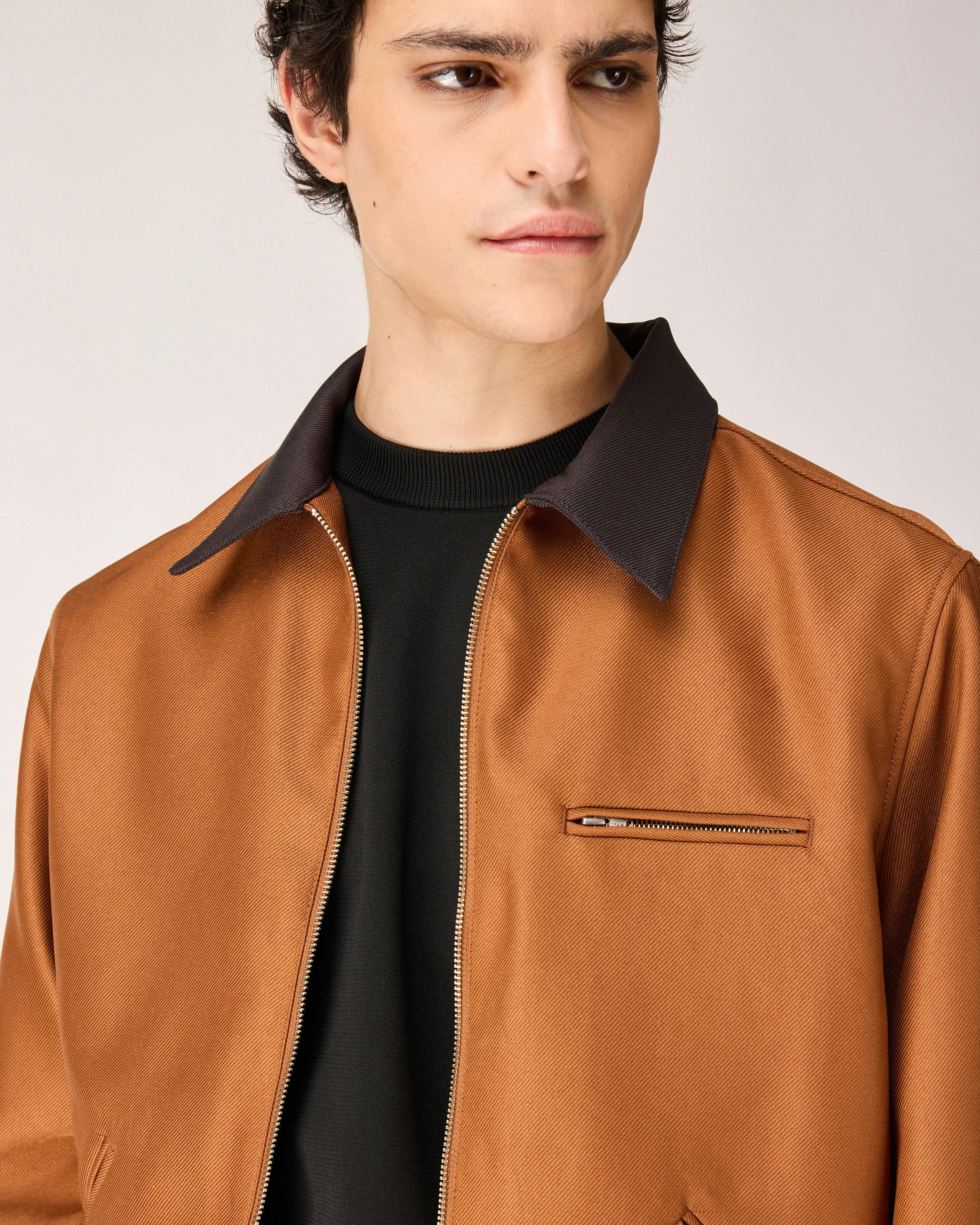 Highsnobiety HS05 – Twill Rancho Jacket - Jackets - Brown - Image 7