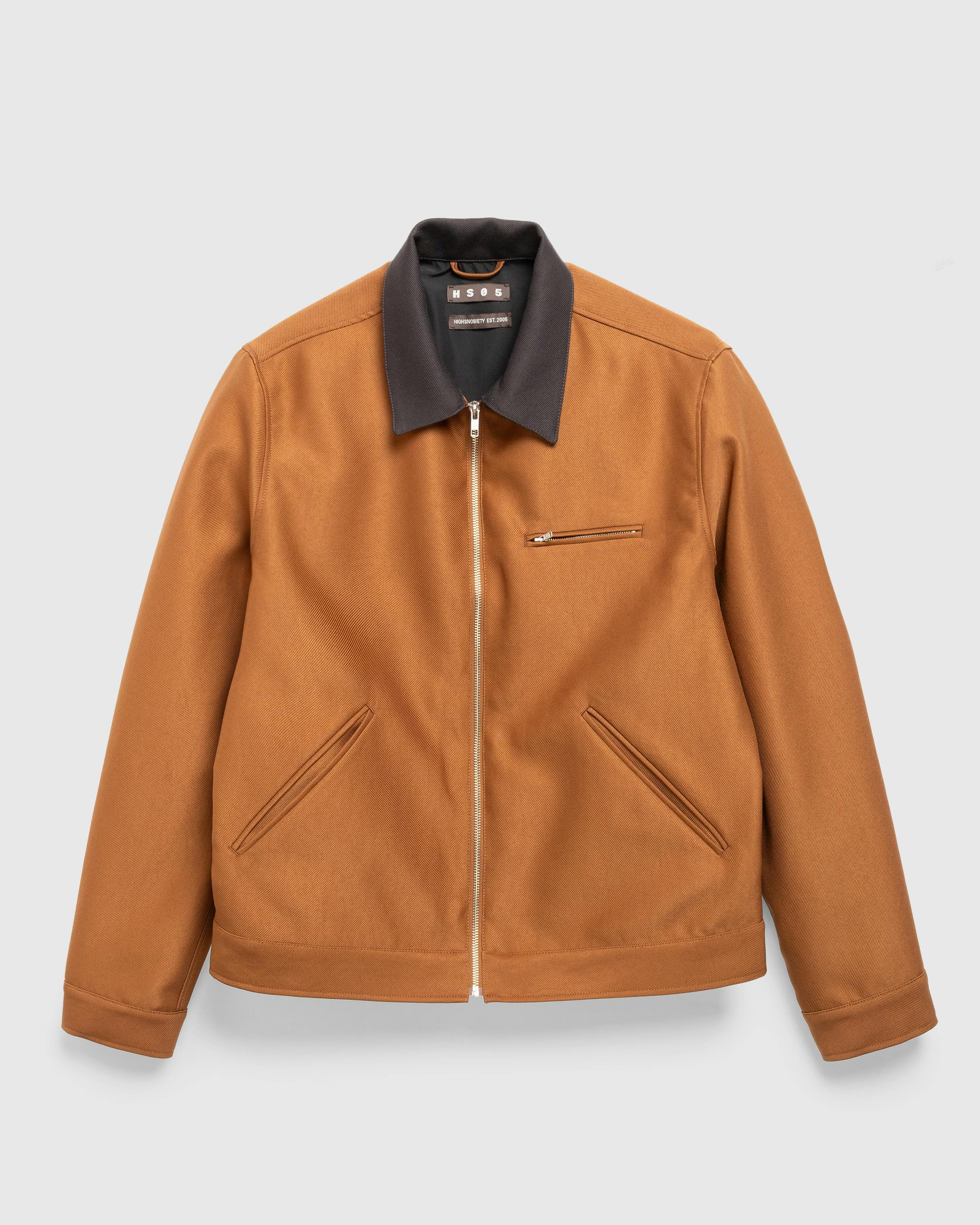 Highsnobiety HS05 – Twill Rancho Jacket - Jackets - Brown - Image 1