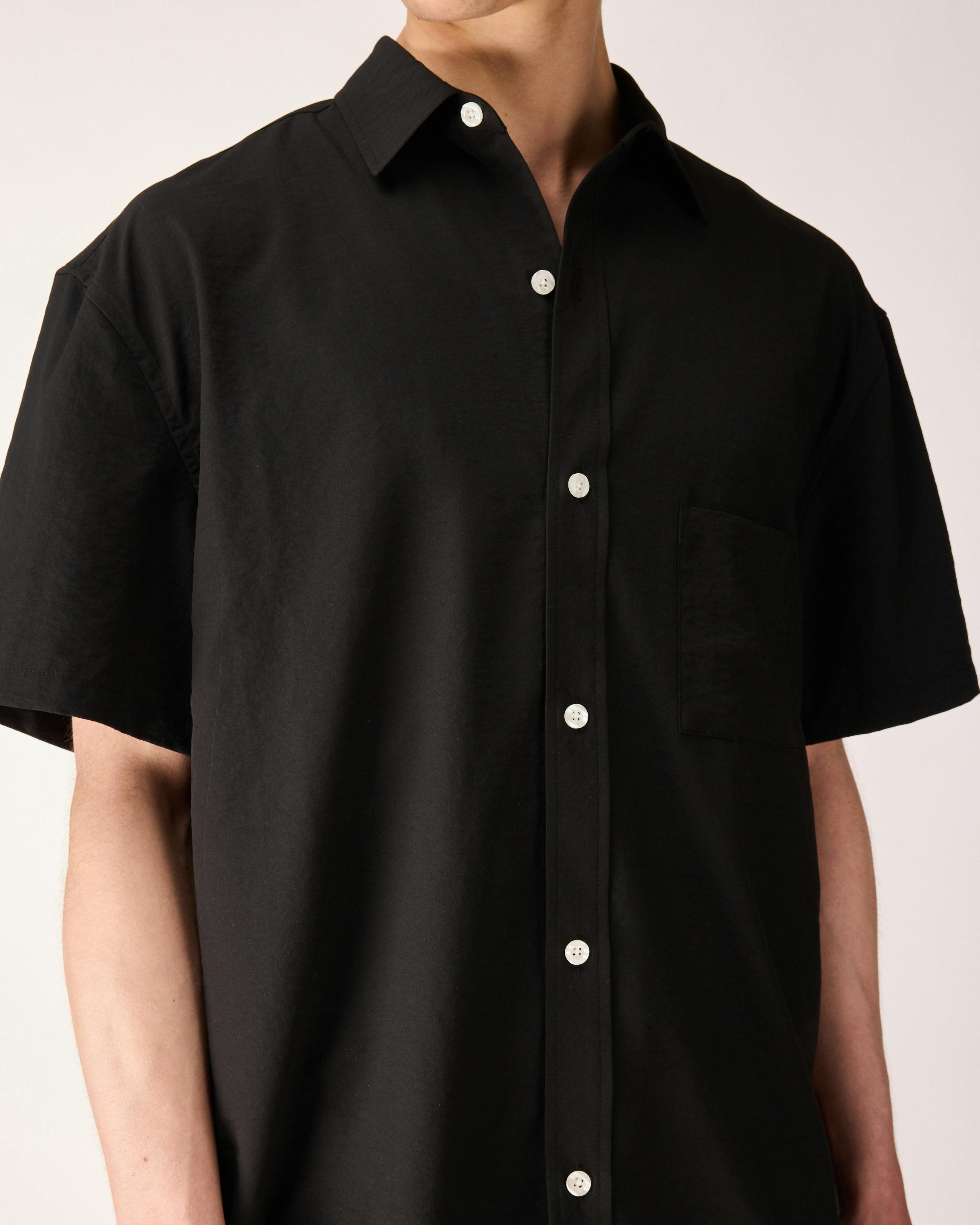 Highsnobiety HS05 – Service Shirt - Shortsleeve Shirts - Black - Image 6