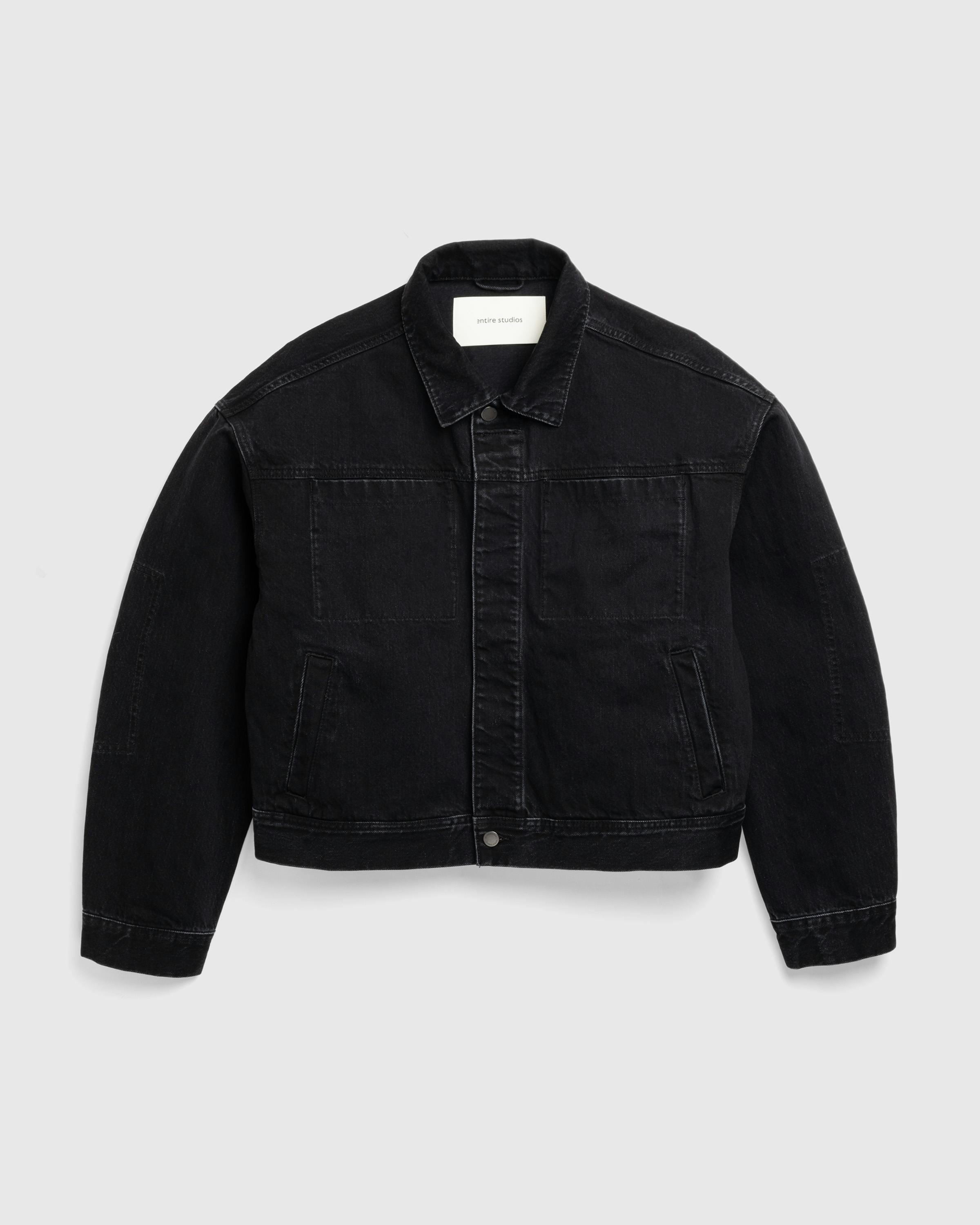 Entire Studios – Gem Denim Jacket - Denim Jackets - Black - Image 1