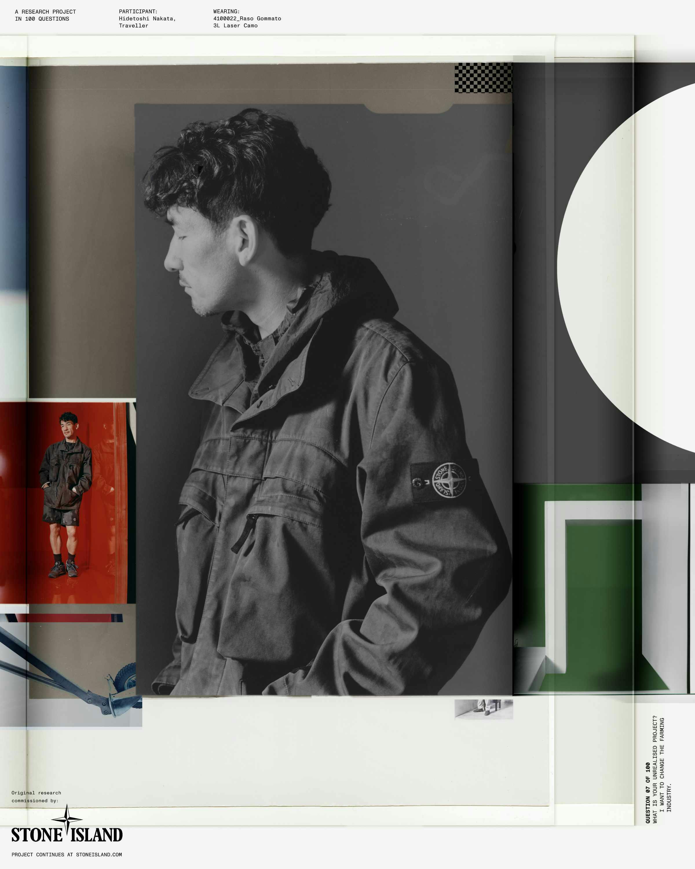 stone island ss25 collection lookbook starring spike lee, giggs, hidetoshi nakata, john glacier