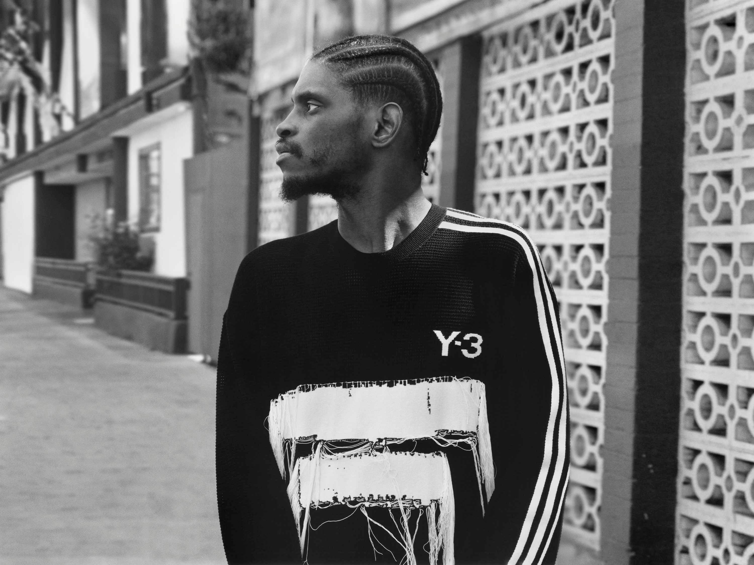 Y-3 adidas Yohji Yamamoto Spring Summer 2025 Campaign News Luxury Fashion Noah Lyles Sportswear