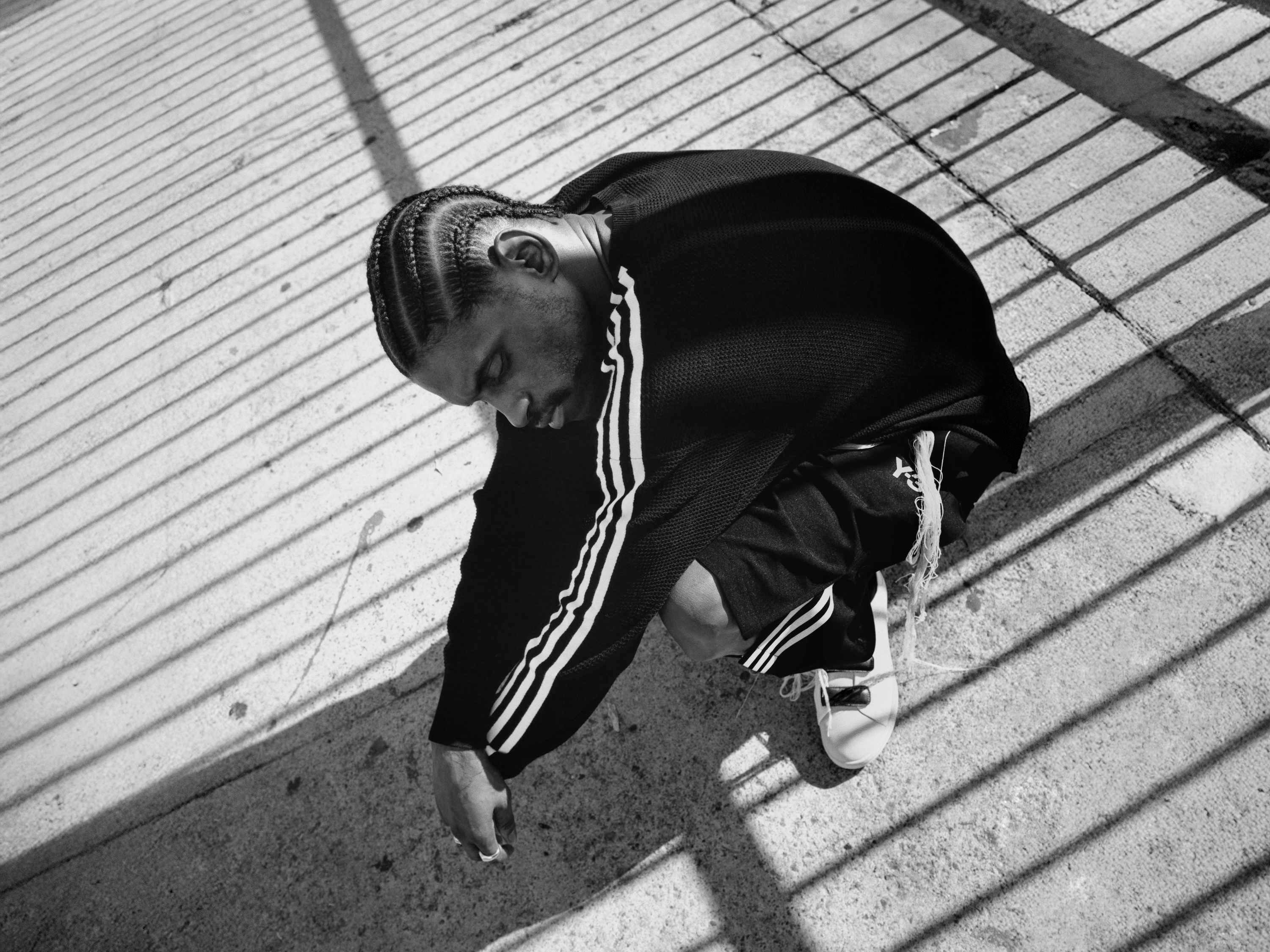 Y-3 adidas Yohji Yamamoto Spring Summer 2025 Campaign News Luxury Fashion Noah Lyles Sportswear