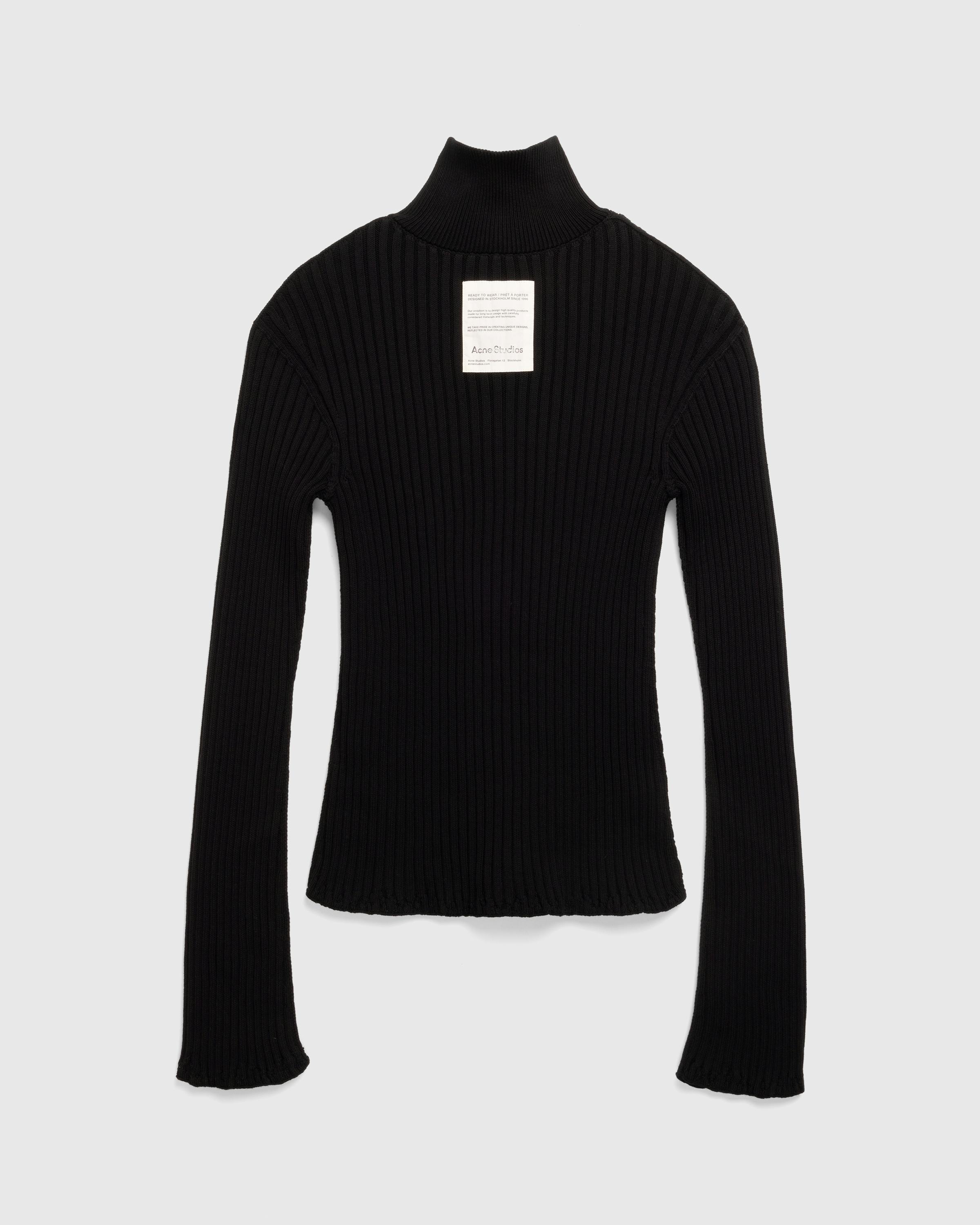 Acne Studios – Zip-Up Cardigan - Cardigans - Black - Image 4